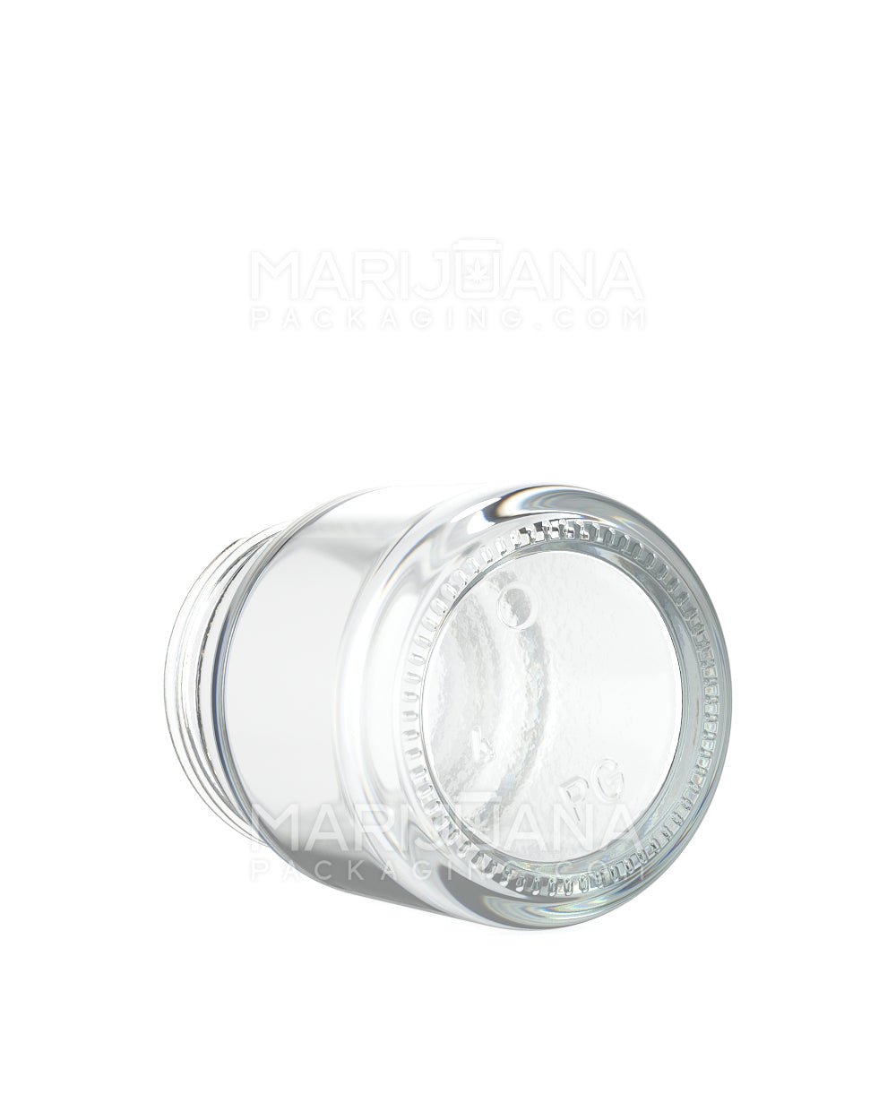 POLLEN GEAR | HiLine Straight Sided Clear Glass Jars | 45mm - 2.5oz - 72 Count - 4