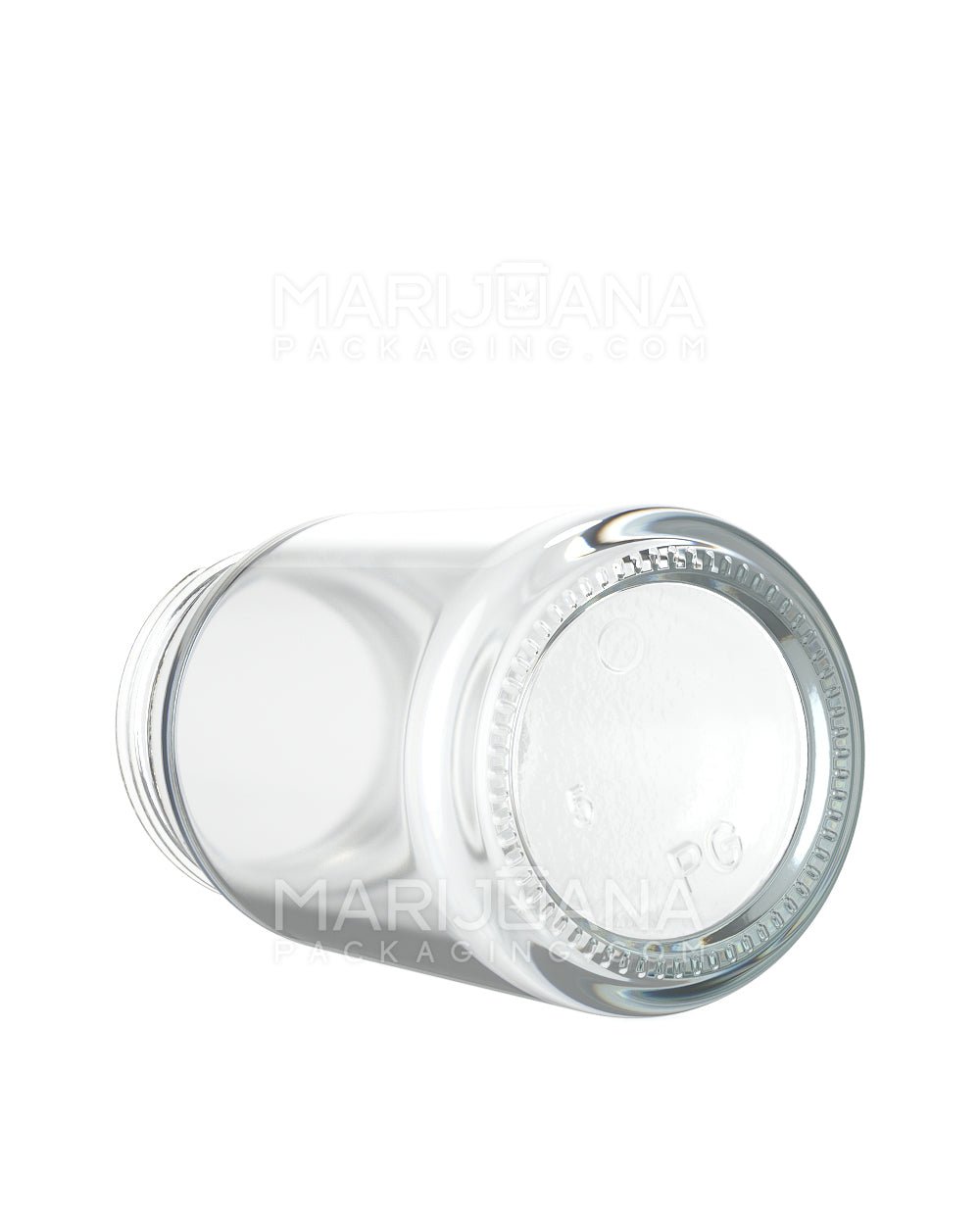 POLLEN GEAR | HiLine Straight Sided Clear Glass Jars | 45mm - 3.75oz - 72 Count - 4
