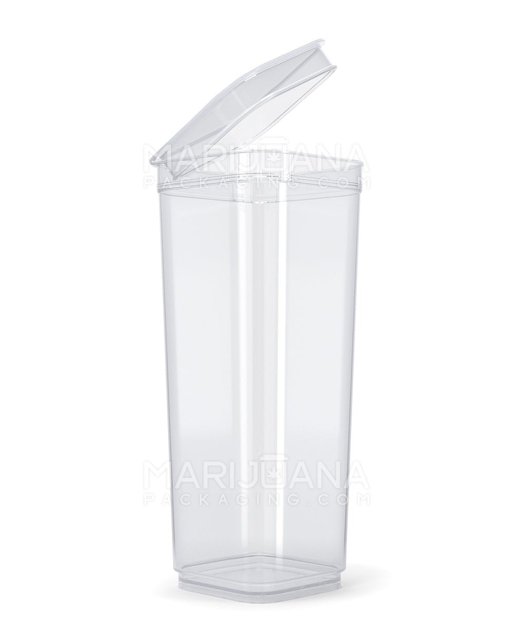 POLLEN GEAR | Child Resistant 100% Recyclable Transparent Clear Pop Box Pop Top Bottles | 60dr - 14g - 205 Count - 2