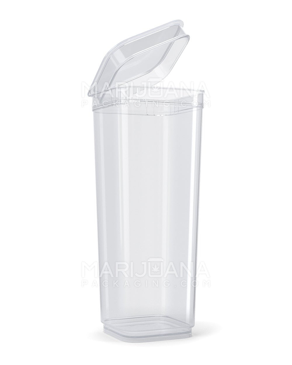 POLLEN GEAR | Child Resistant 100% Recyclable Transparent Clear Pop Box Pop Top Bottles | 60dr - 14g - 205 Count - 4