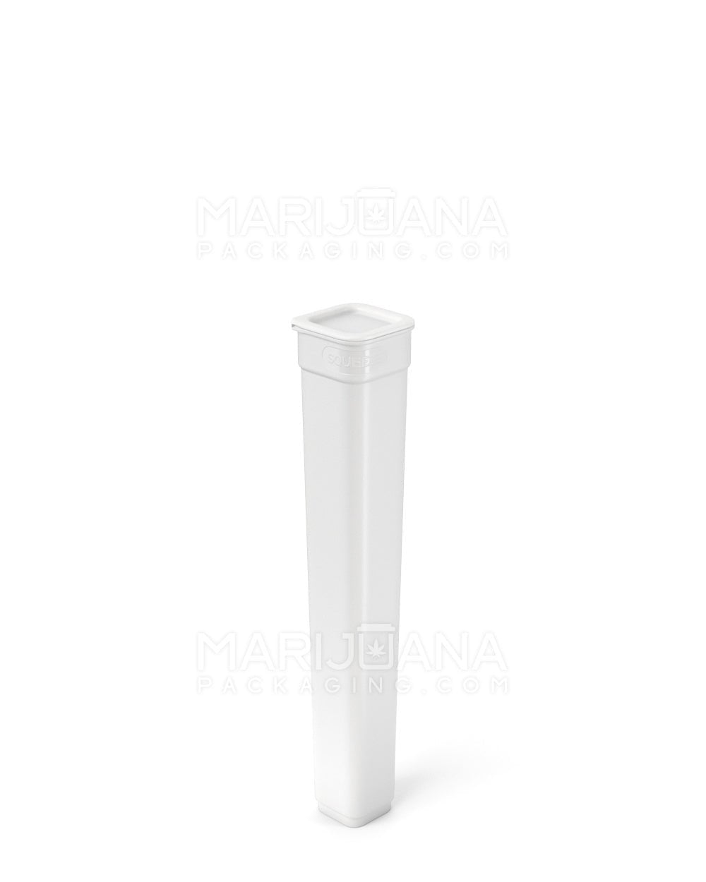 POLLEN GEAR | 100% Recyclable Opaque Pop Box Pop Top Plastic Pre-Roll Tubes | 119mm - White - 1840 Count - 5