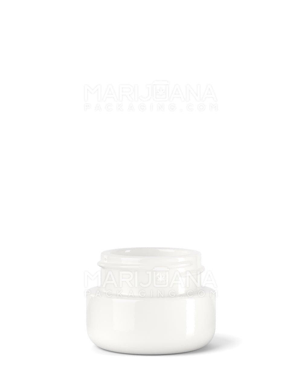 POLLEN GEAR | HiLine Glossy White Glass Concentrate Containers | 28mm - 5mL - 308 Count - 1