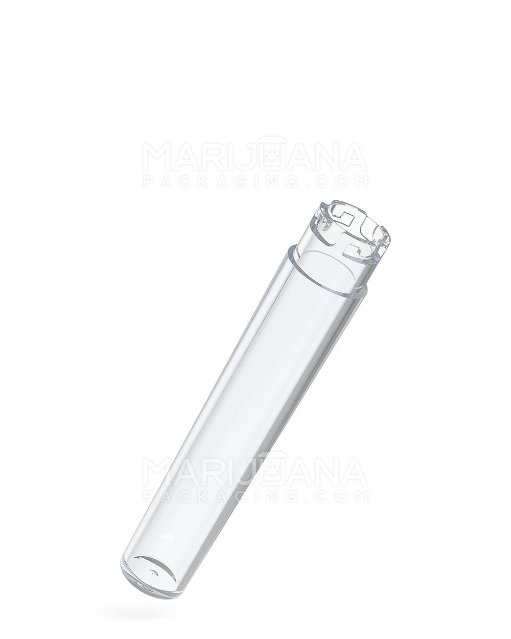 POLLEN GEAR Five10 Child Resistant Push Down & Turn Wide Long Universal Plastic Caps for Vape Tube | 155mm - Clear | Sample - 1
