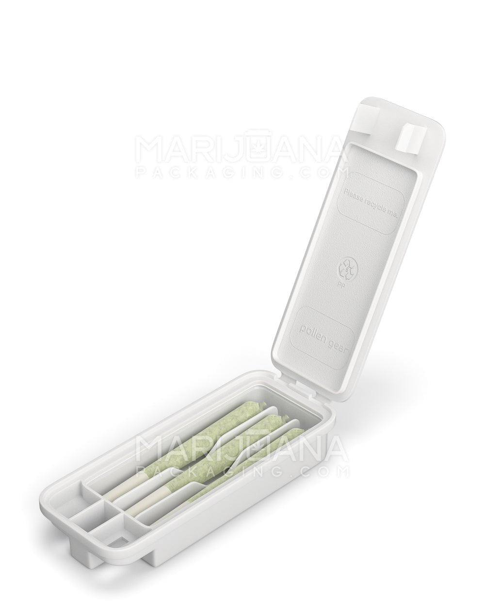 POLLEN GEAR | Snaptech Small White Plastic Tray | 25mm - Foam - 2500 Count - 7