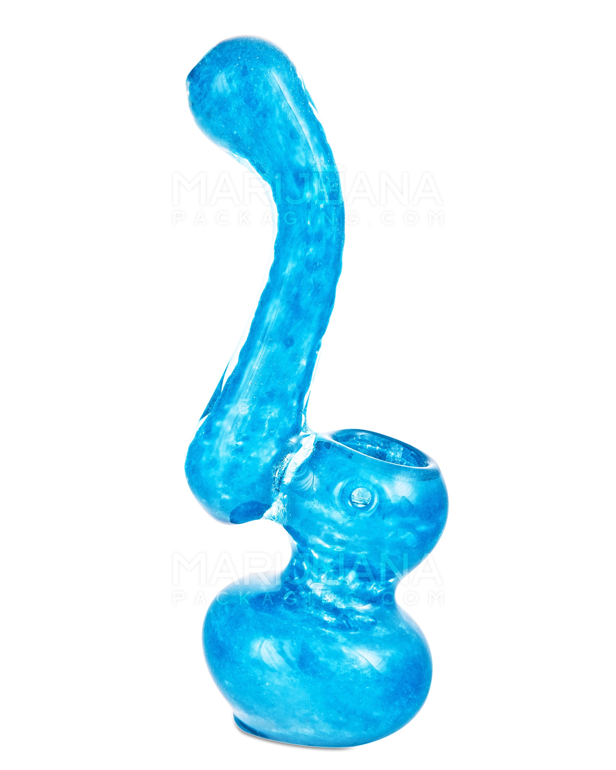 Solid Fritted Glass Bubbler | 3.5in Tall - Glass - Assorted - 1