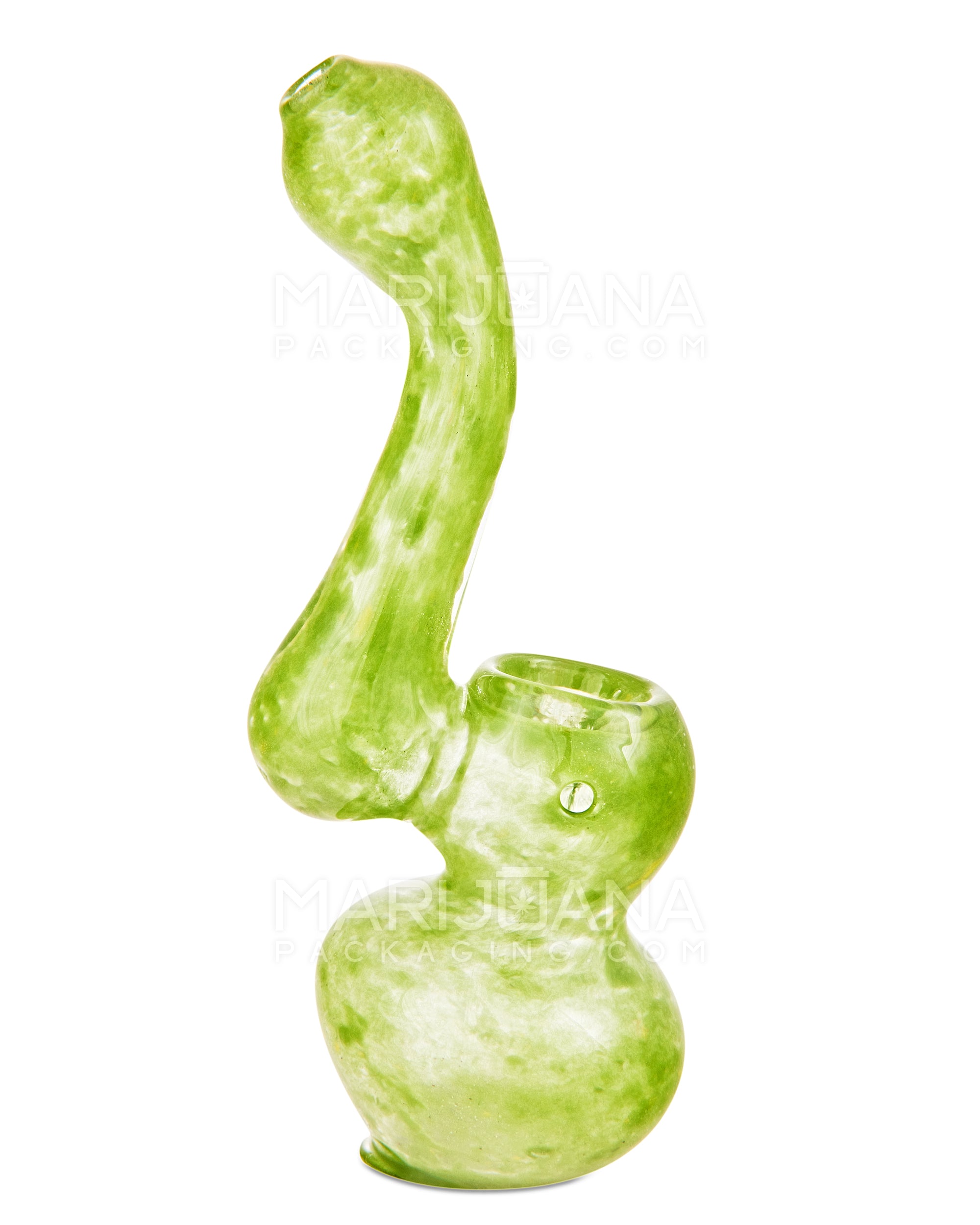 Solid Fritted Glass Bubbler | 3.5in Tall - Glass - Assorted - 6