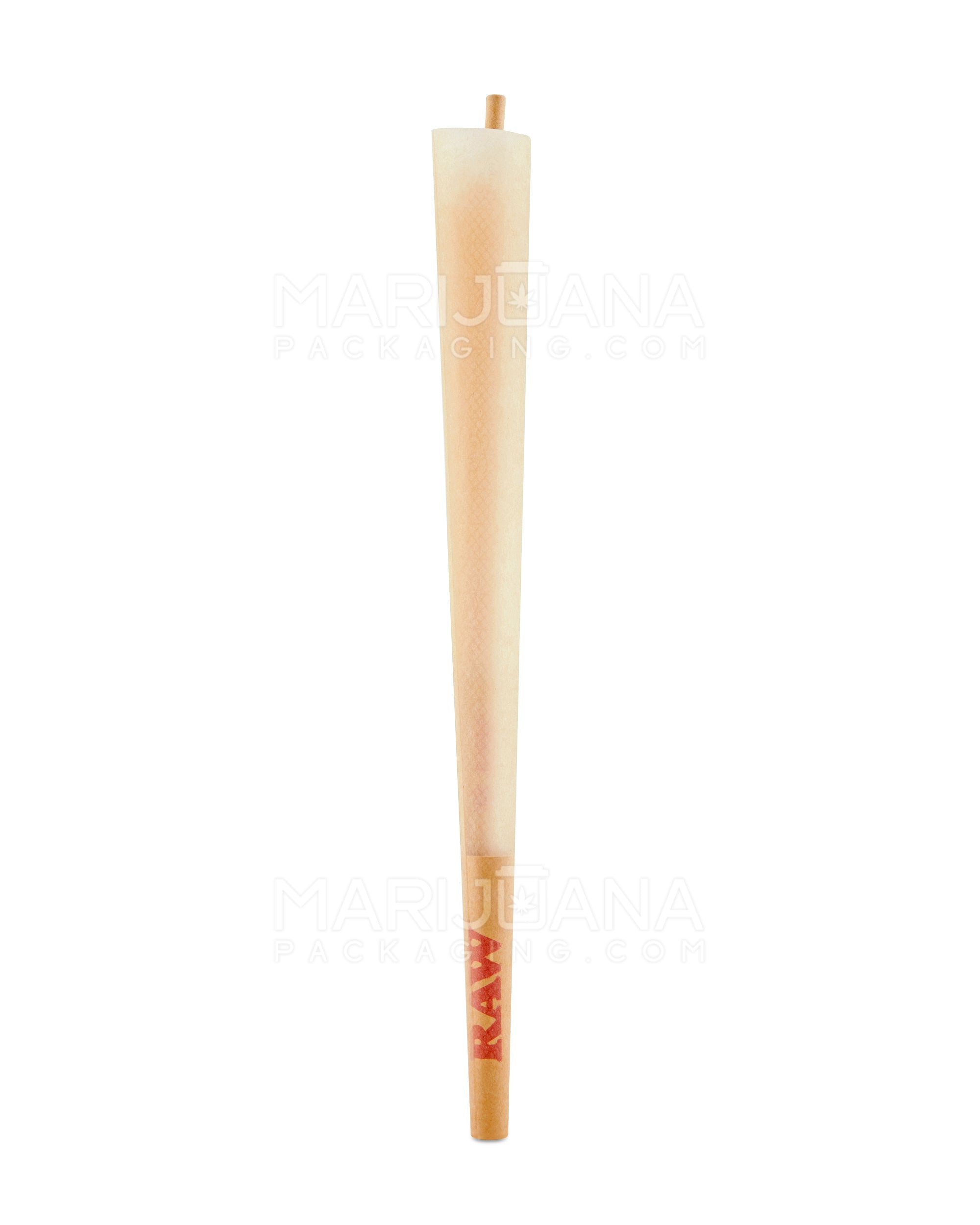 RAW | 'Retail Display' 5 Stage RAWket Pre-Rolled Cones | 180mm - Unbleached Paper - 15 Count