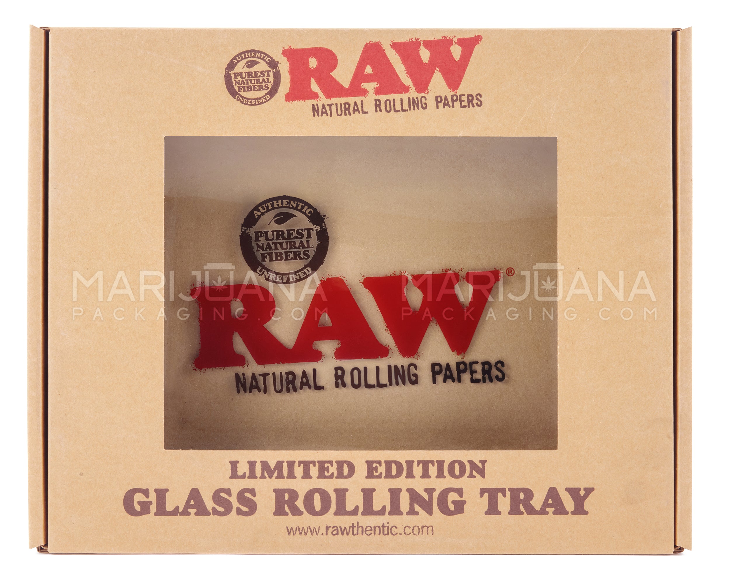 RAW | Glass Rolling Tray | 13in x 11in - Medium - Metal