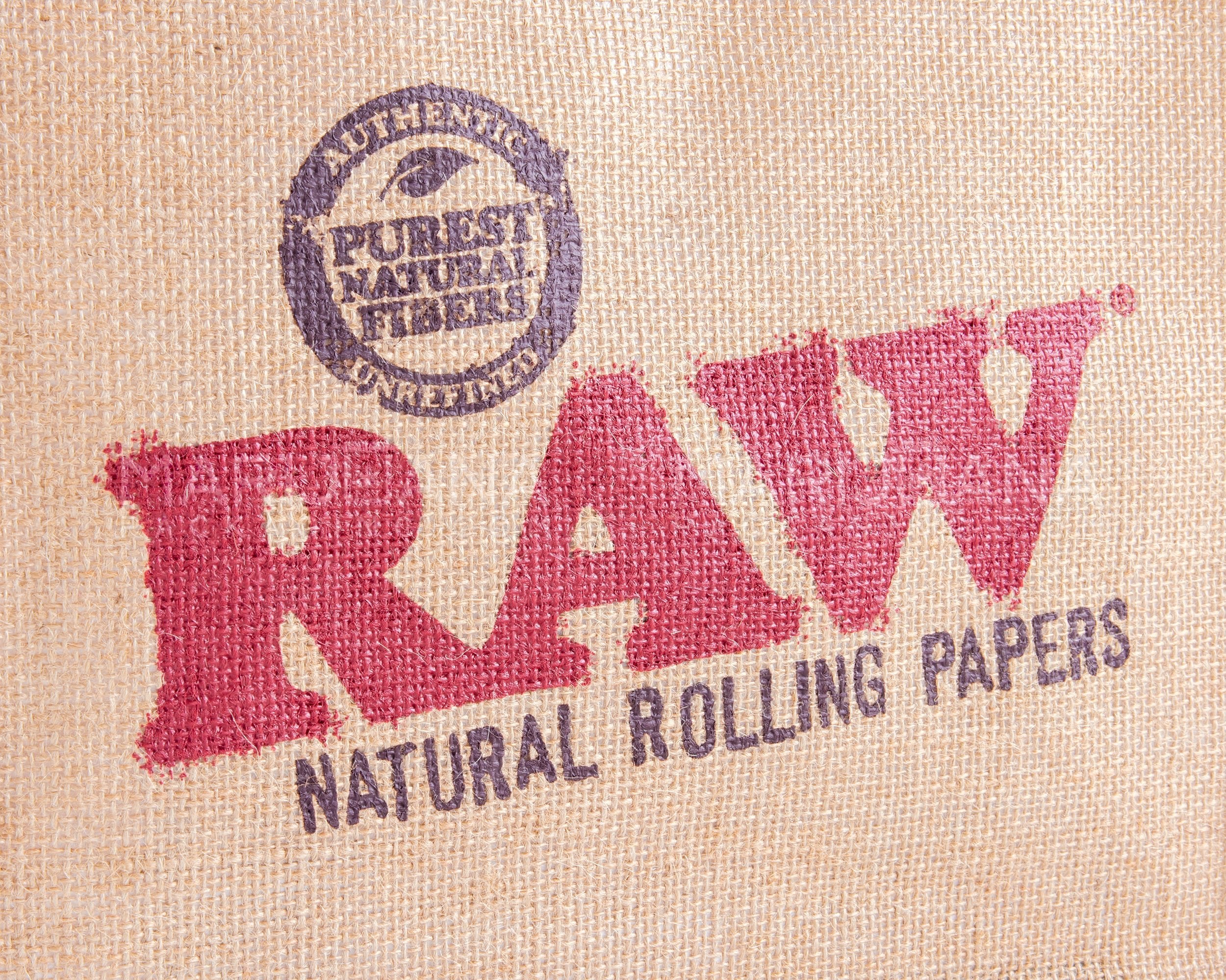 RAW | Burlap Rolling Papers Logo Tote Bag - 3