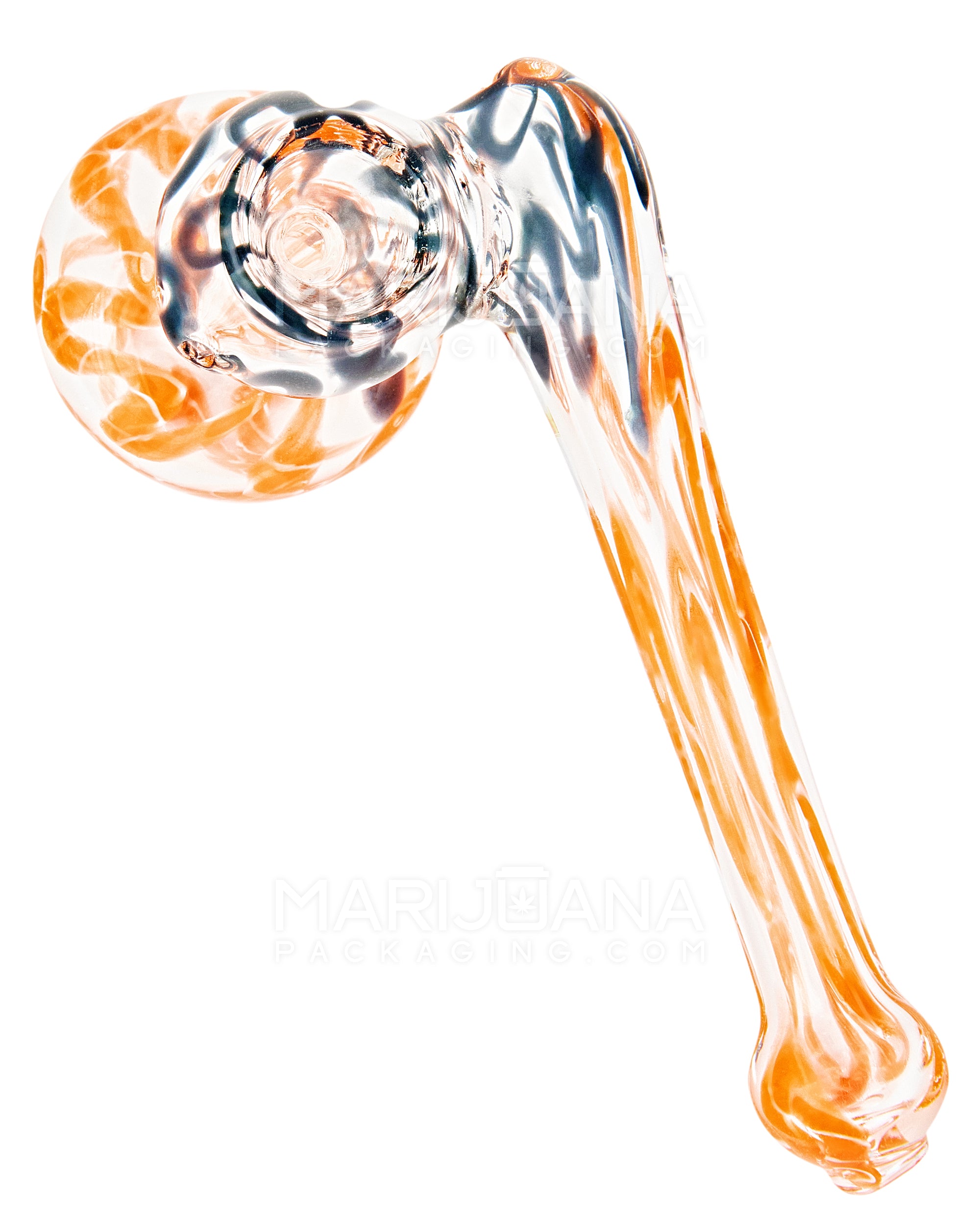 Sidecar Swirl Hammer Bubbler | 4in Long - Glass - Assorted - 5