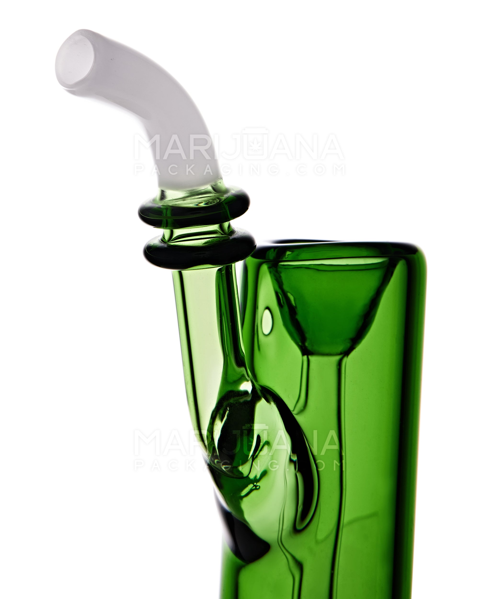 Ringed Sherlock Bubbler | 4.5in Long - Glass - Assorted - 4