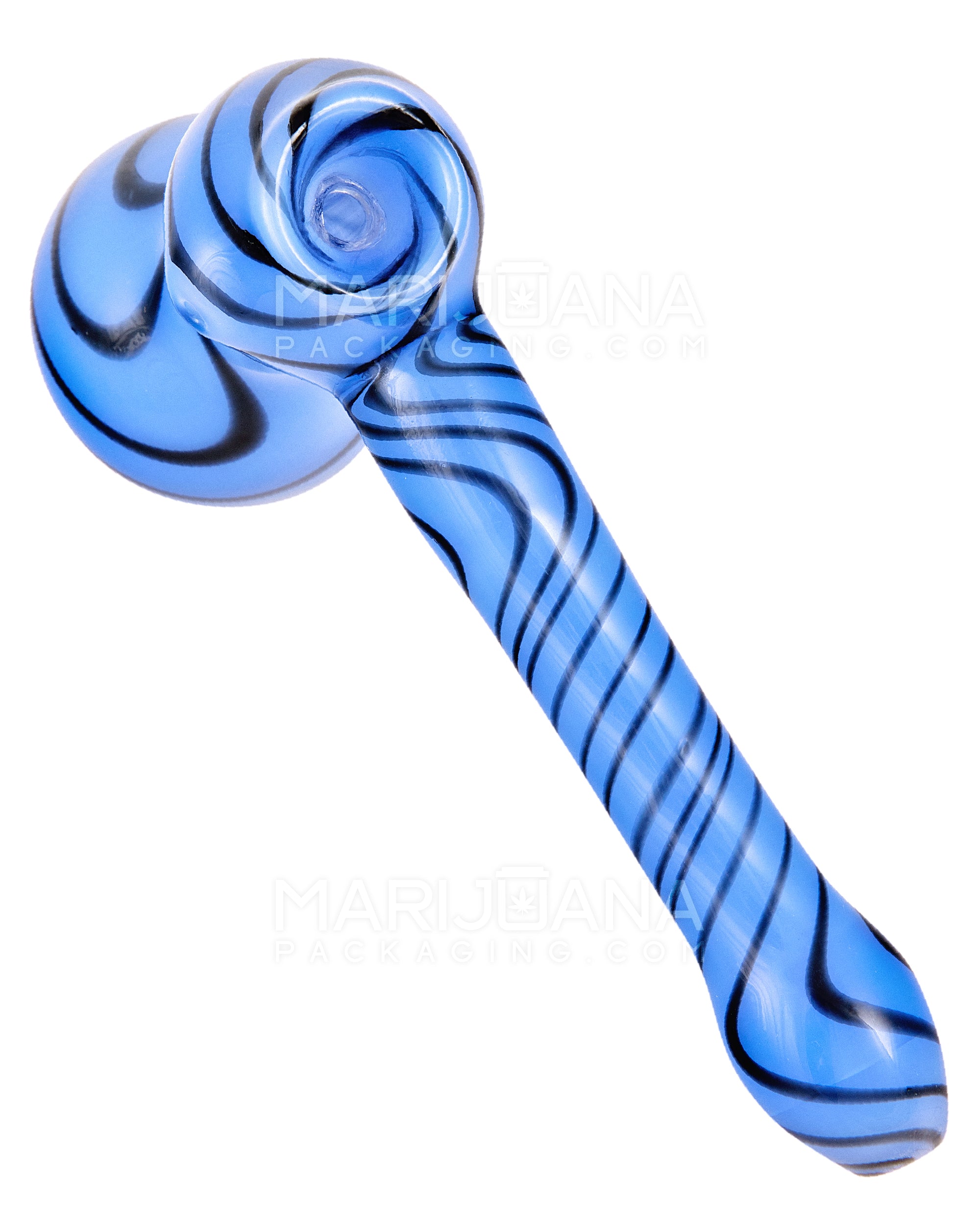 Striped Hammer Bubbler | 5.5in Long - Glass - Assorted - 1