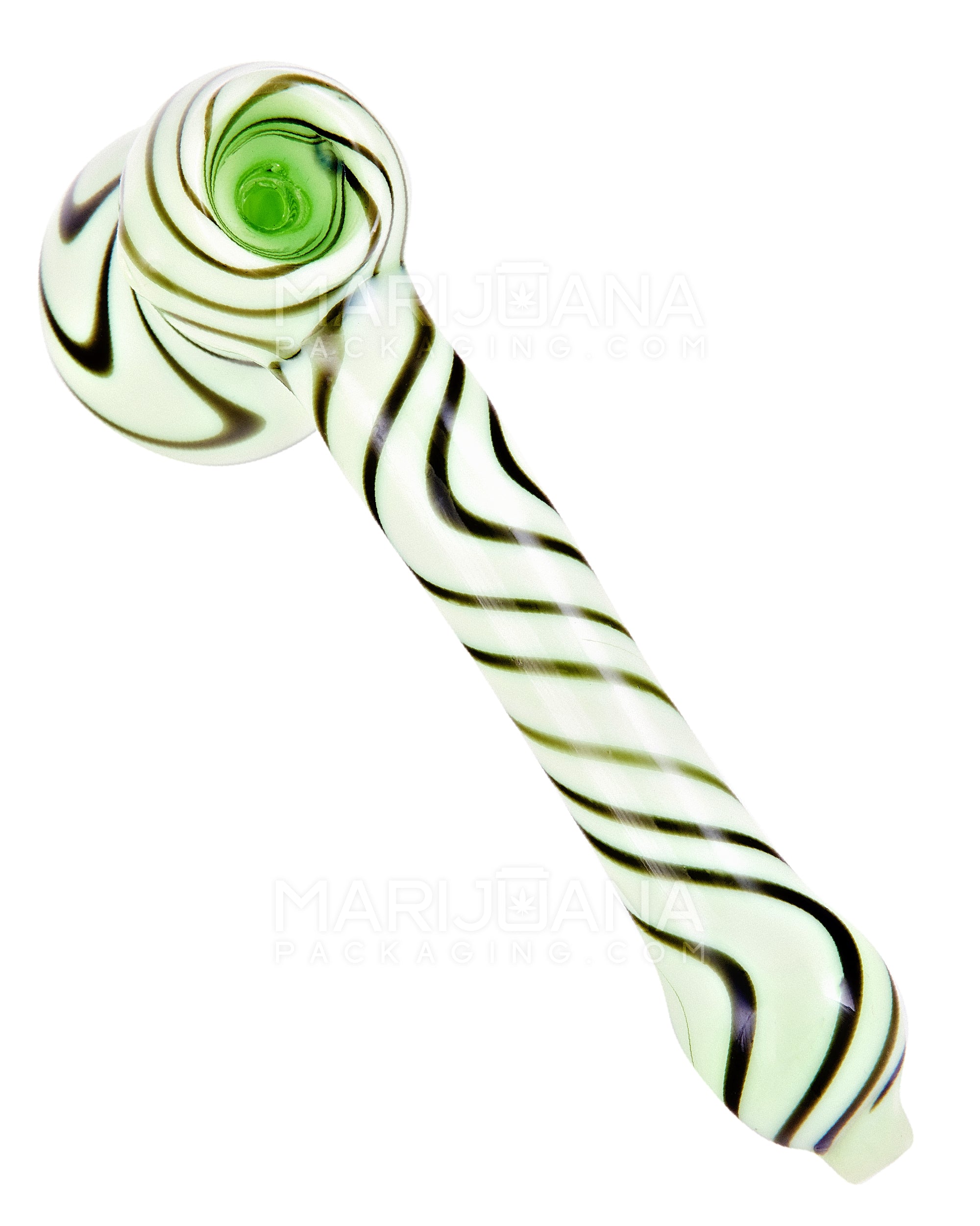 Striped Hammer Bubbler | 5.5in Long - Glass - Assorted - 6