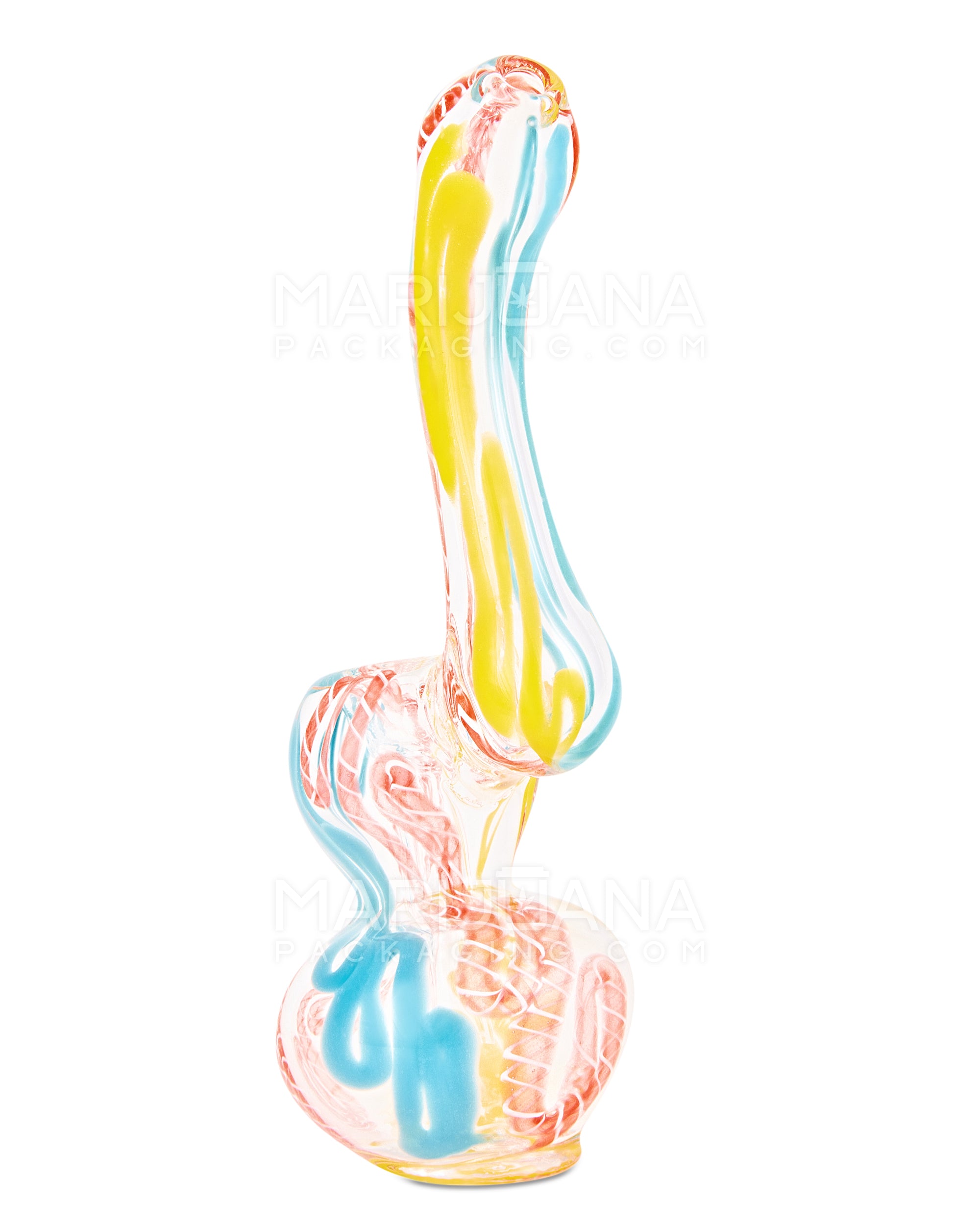 Spiral & Swirl Bubbler | 4.25in Tall - Glass - Assorted - 3