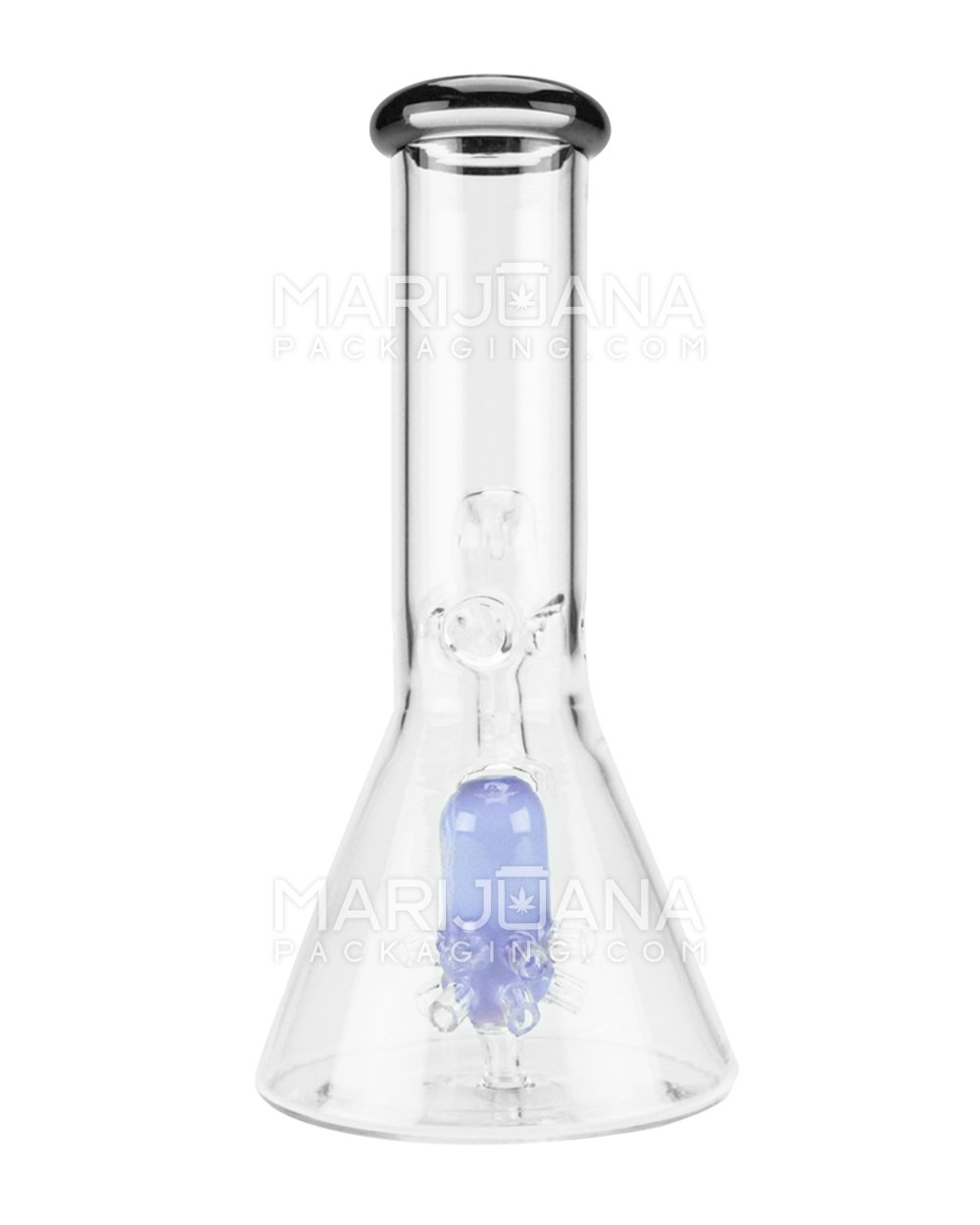 8" Beaker Glass Water Pipe w/ Satellite Showerhead 14mm - 4