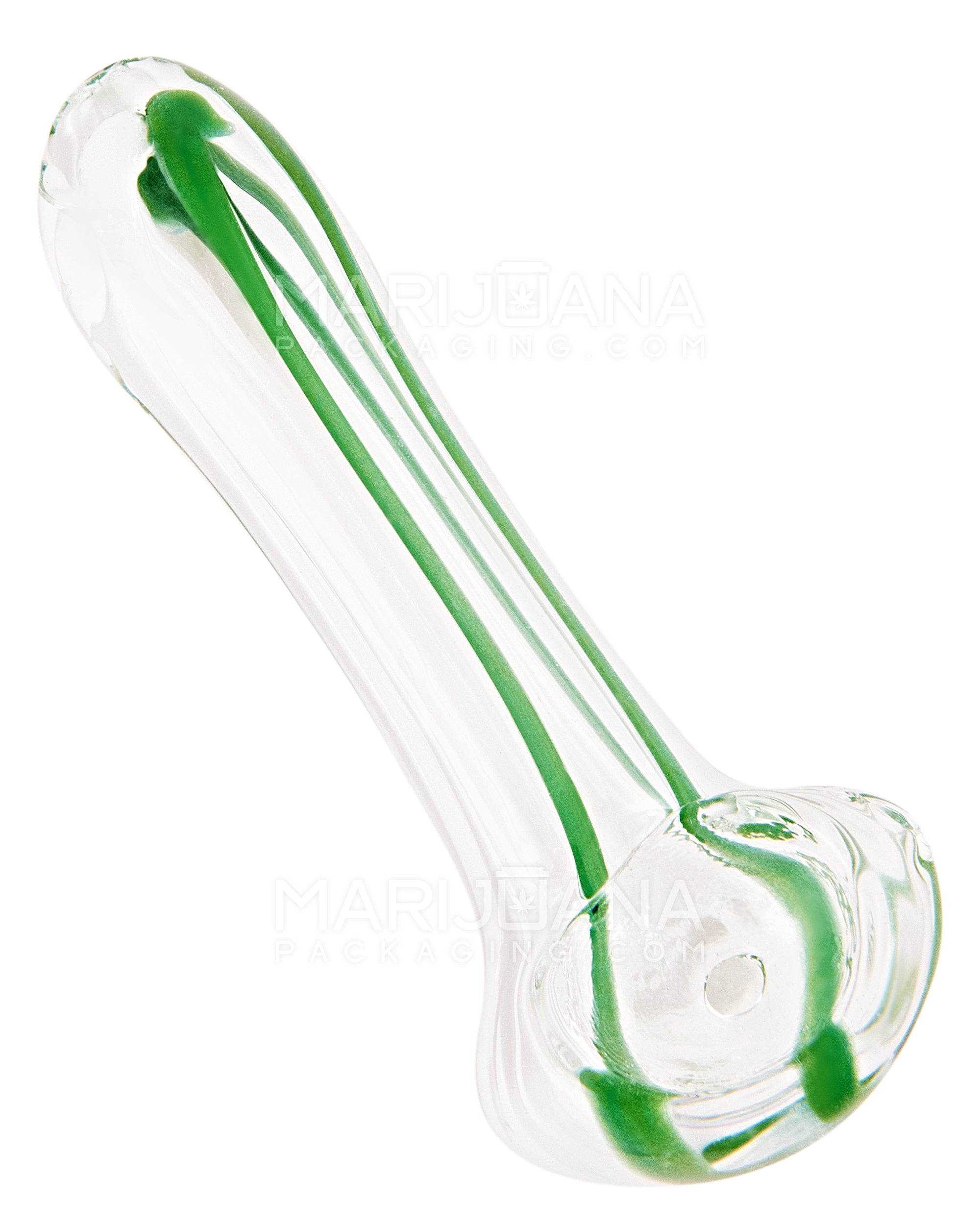 Assorted Swirl Spoon Hand Pipe | 2.5in Long - Glass - 50 Count - 6