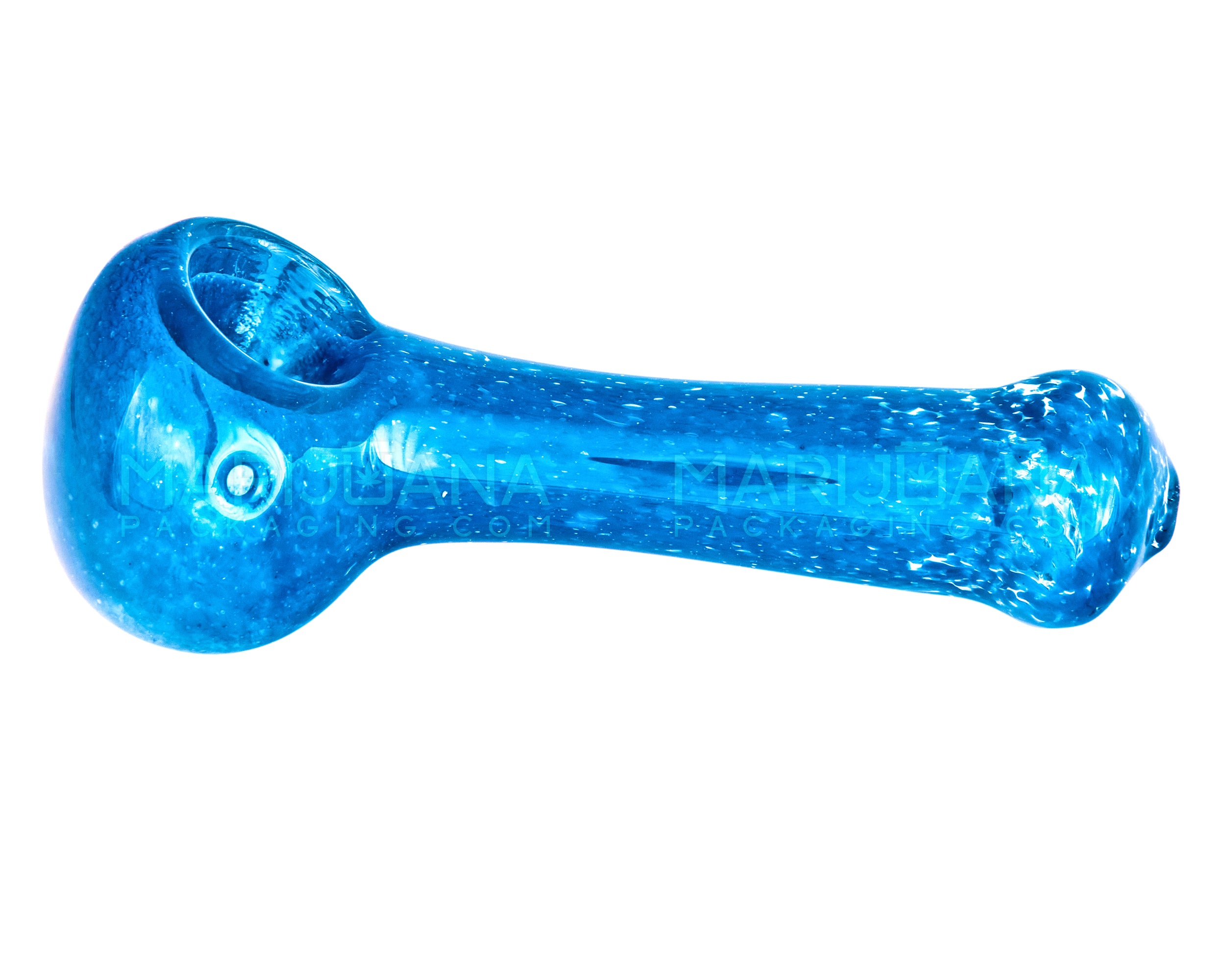 Frit Spoon Hand Pipe | 3.5in Long - Glass - Assorted - 3