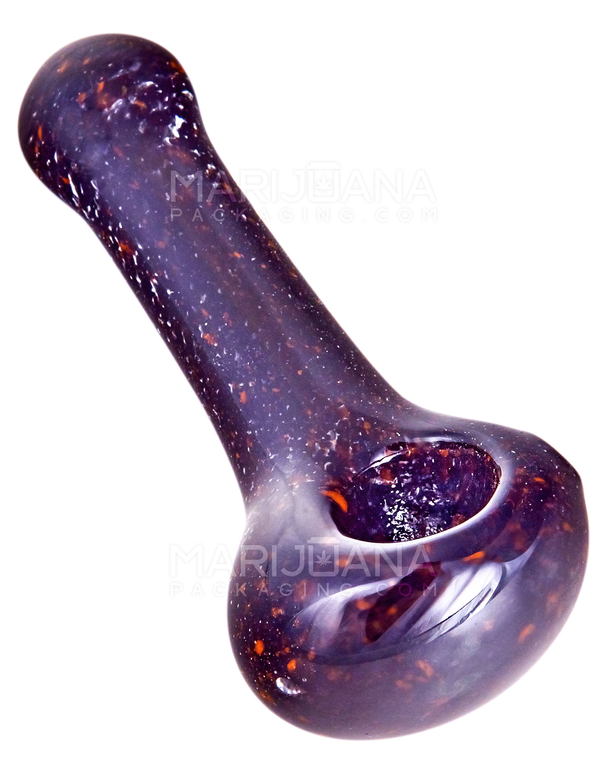 Frit Spoon Hand Pipe | 3.5in Long - Glass - Assorted - 4