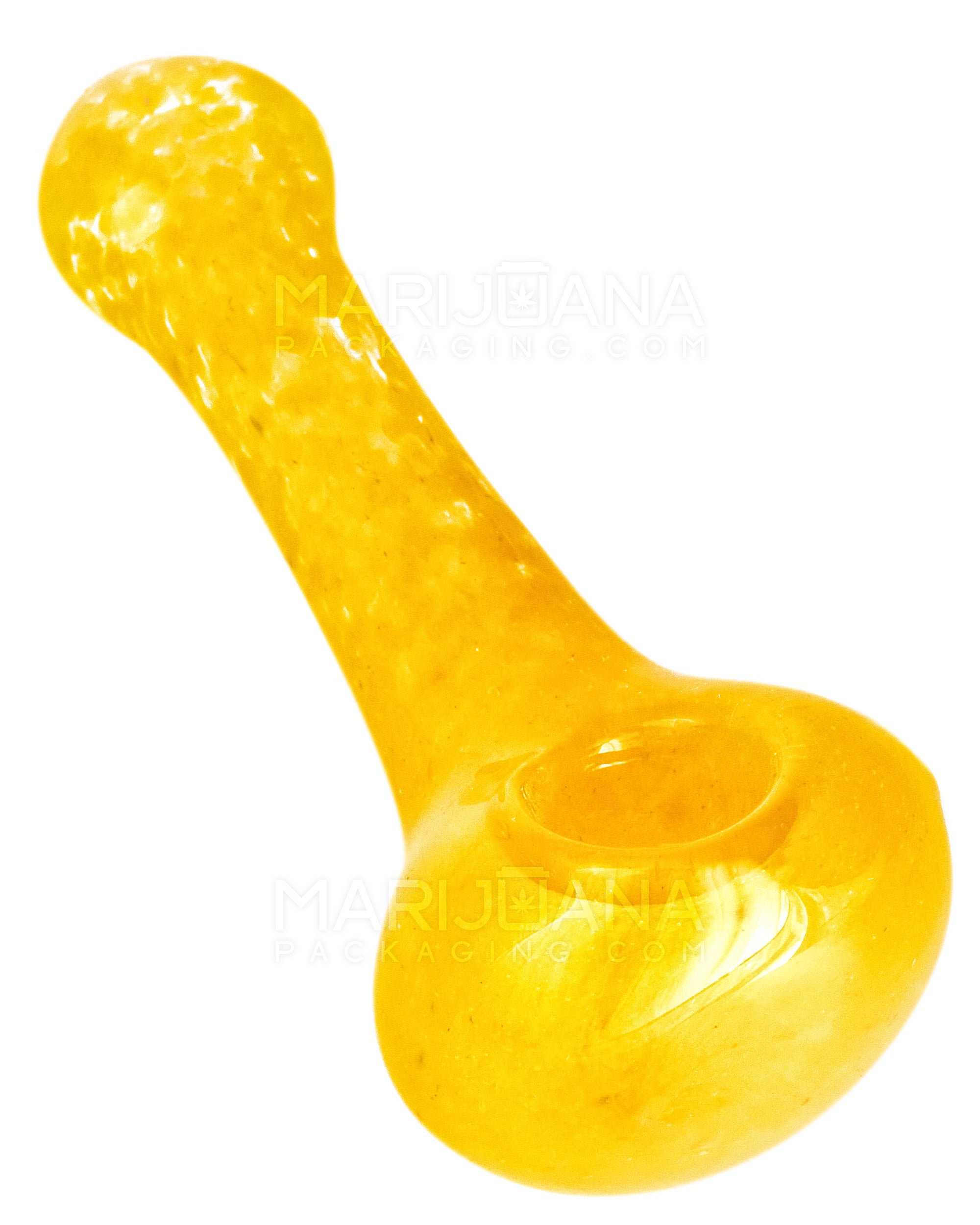 Frit Spoon Hand Pipe | 3.5in Long - Glass - Assorted - 6