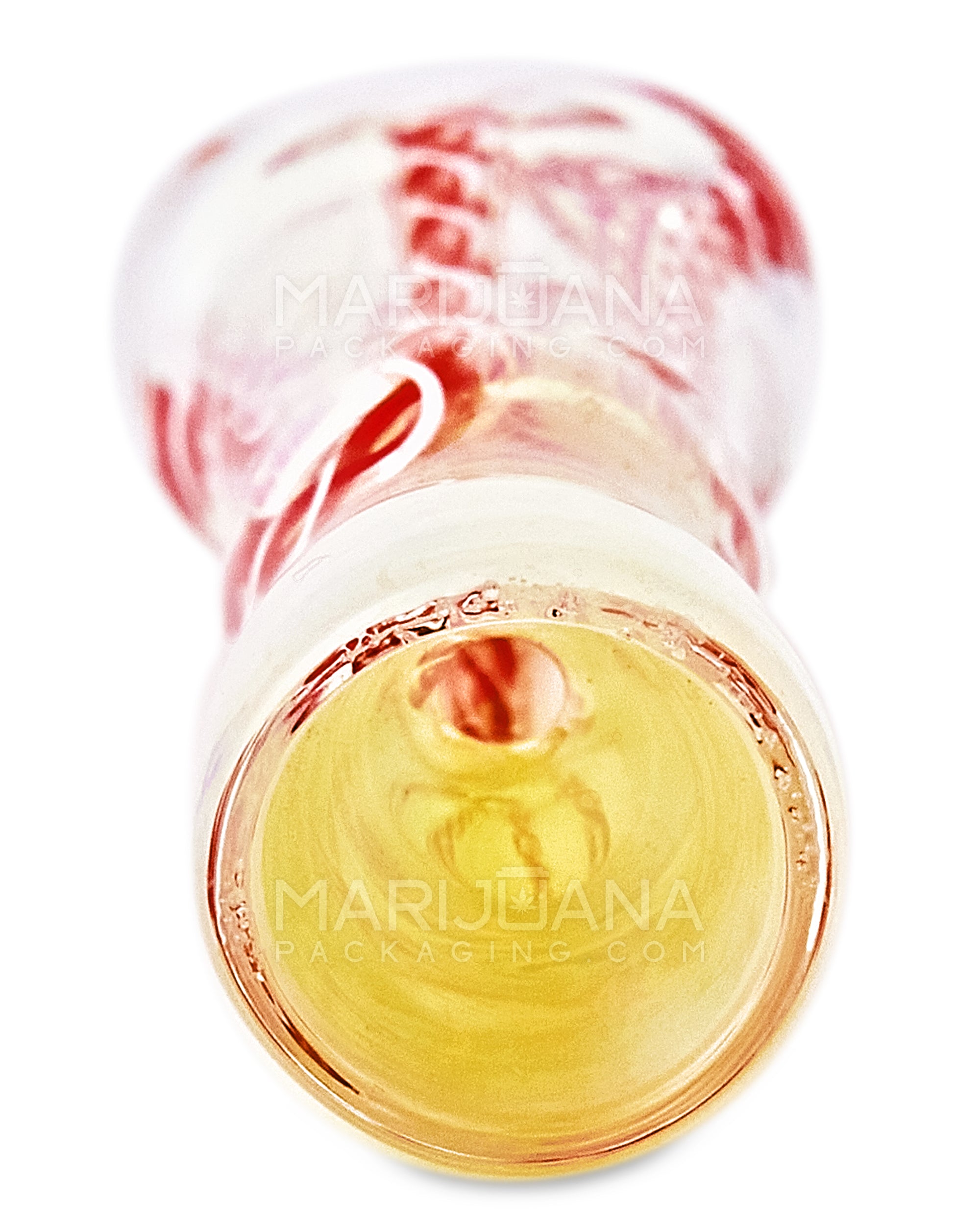 Assorted Swirl & Gold Fumed Chillum Hand Pipe | 3in Long - Glass - 50 Count - 3