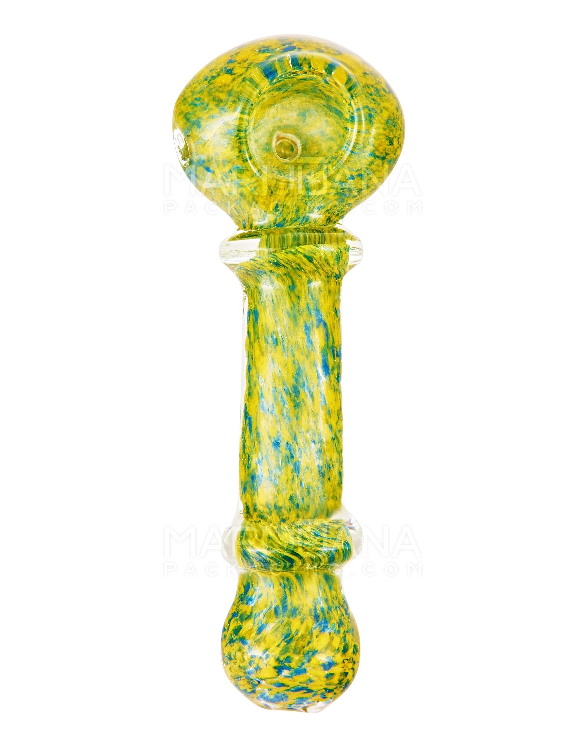Frit Ringed Spoon Hand Pipe | 3.5in Long - Glass - Assorted - 2