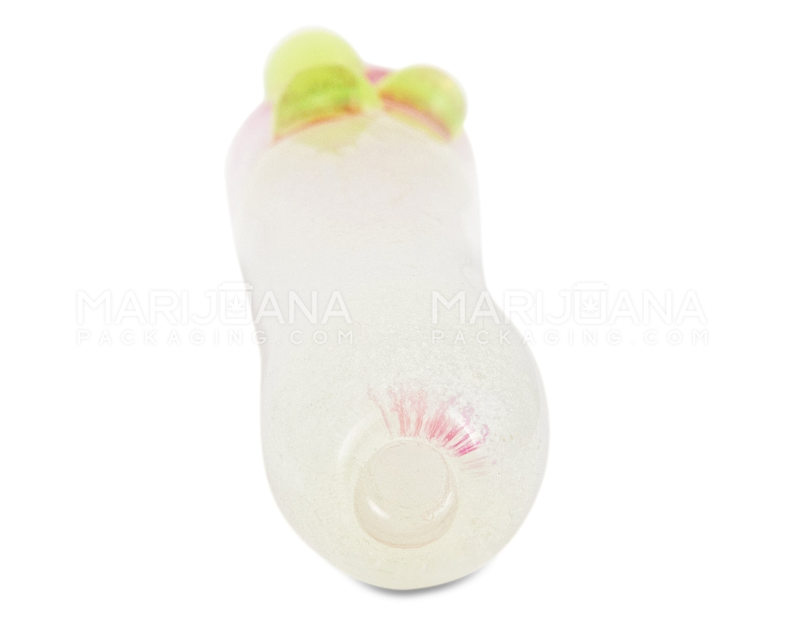 Glow-in-the-Dark | Spiral Chillum Hand Pipe | 3.5in Long - Glass - Assorted - 3