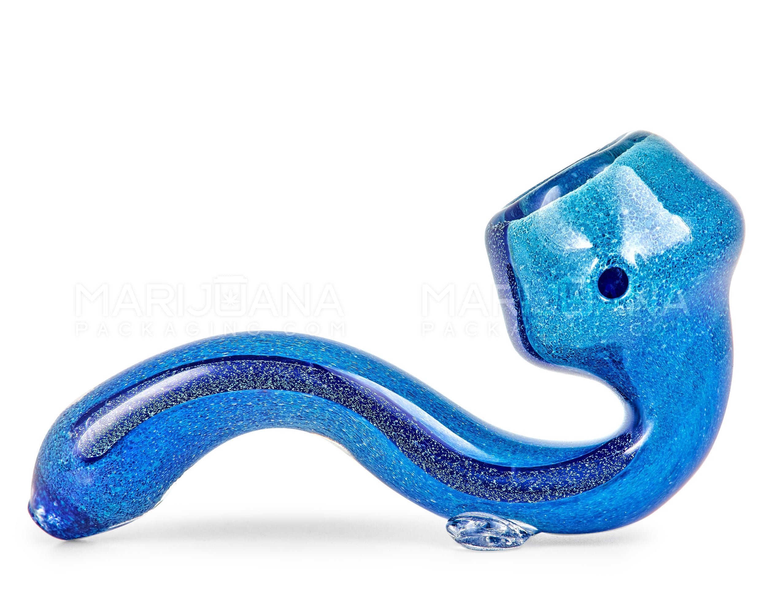 Dichro & Frit Sherlock Hand Pipe | 4.5in Long - Glass - Assorted - 7
