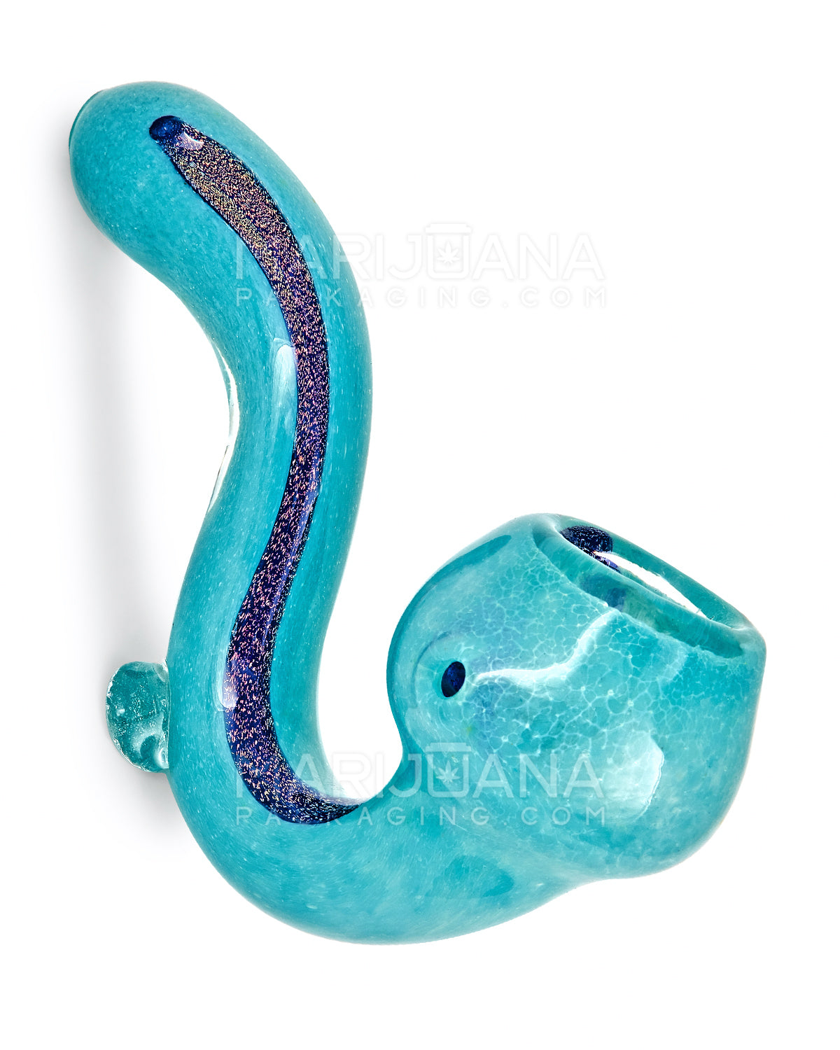 Dichro & Frit Sherlock Hand Pipe | 4.5in Long - Glass - Assorted - 1