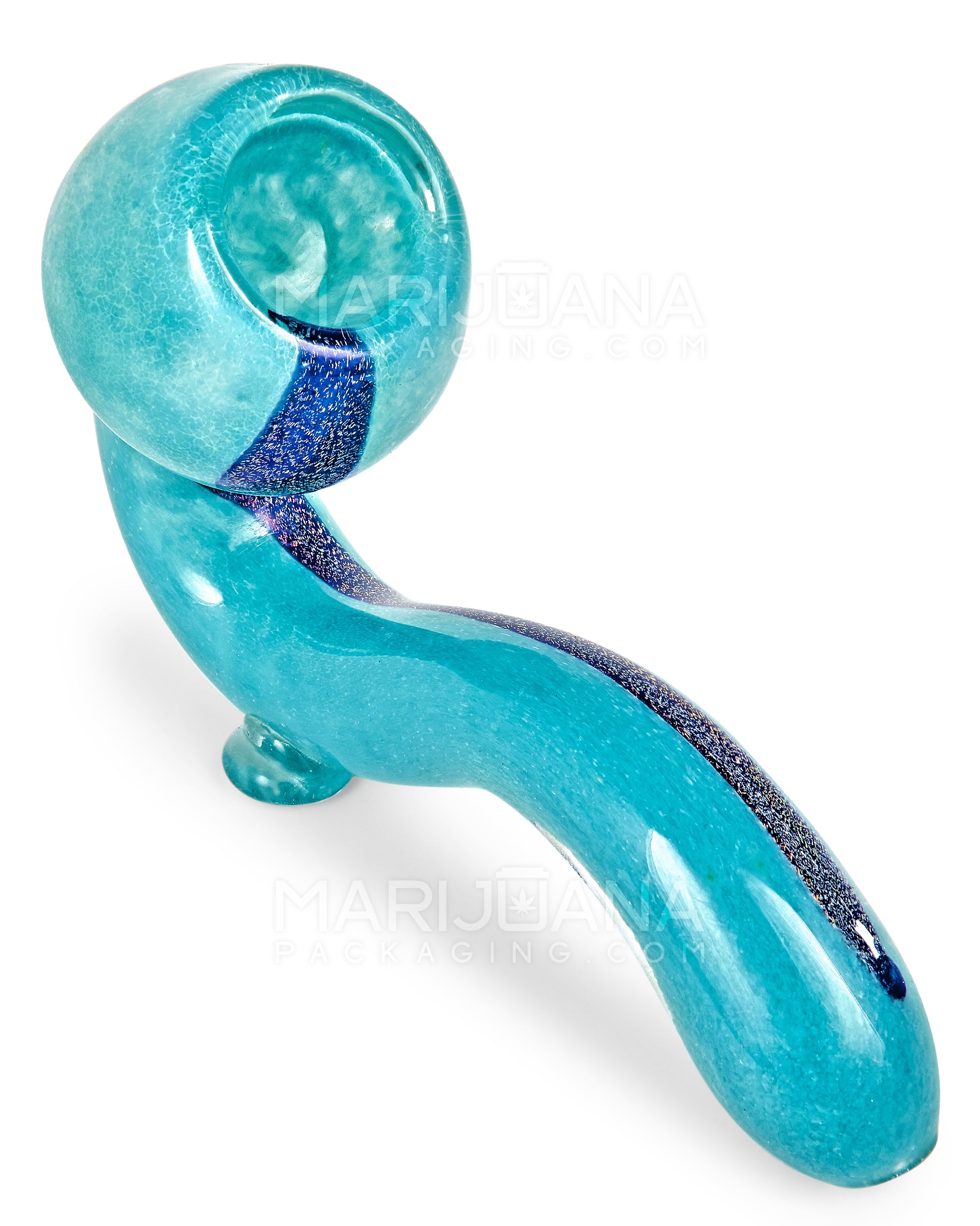 Dichro & Frit Sherlock Hand Pipe | 4.5in Long - Glass - Assorted - 2