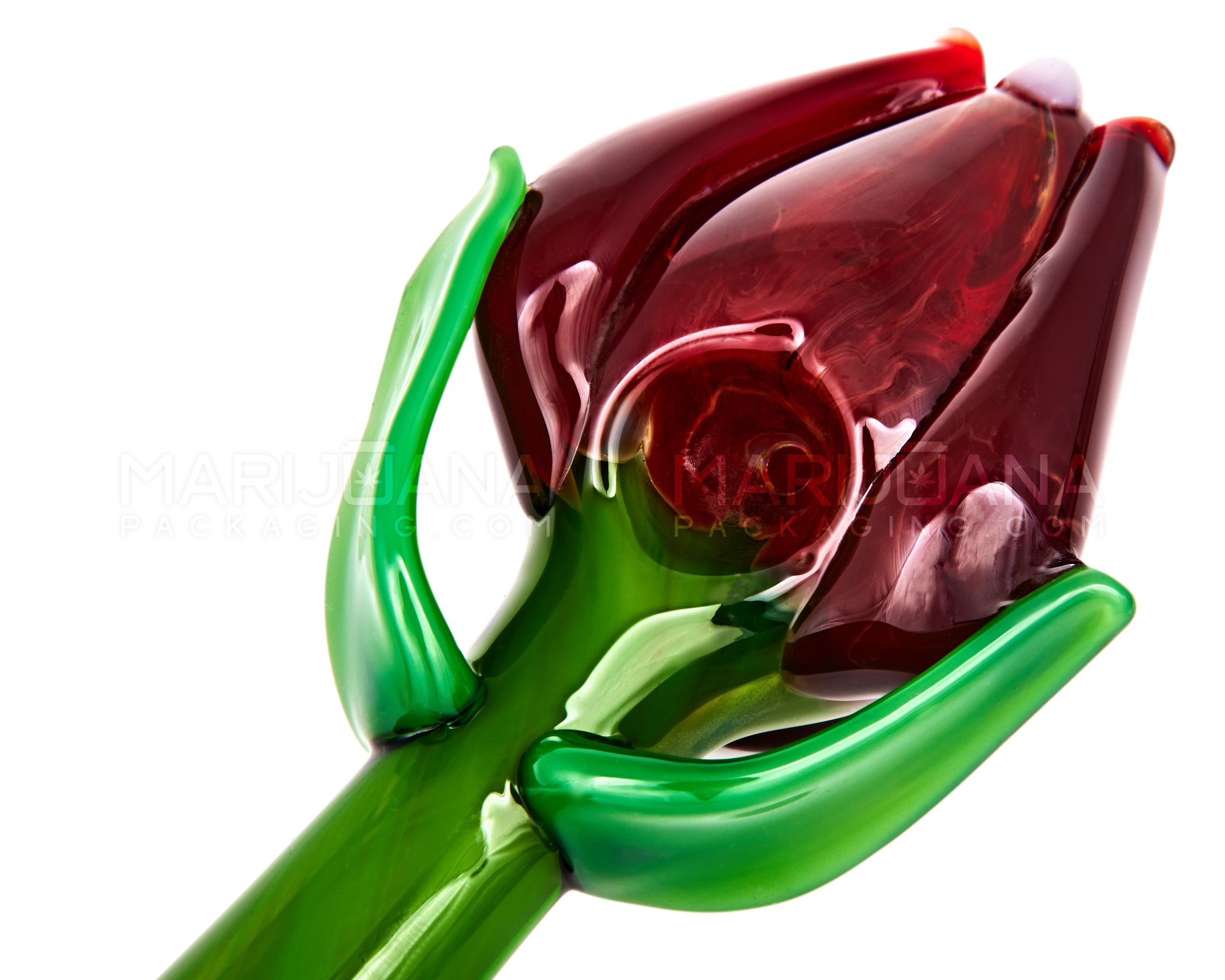 Rose Flower Hand Pipe 6" - 4