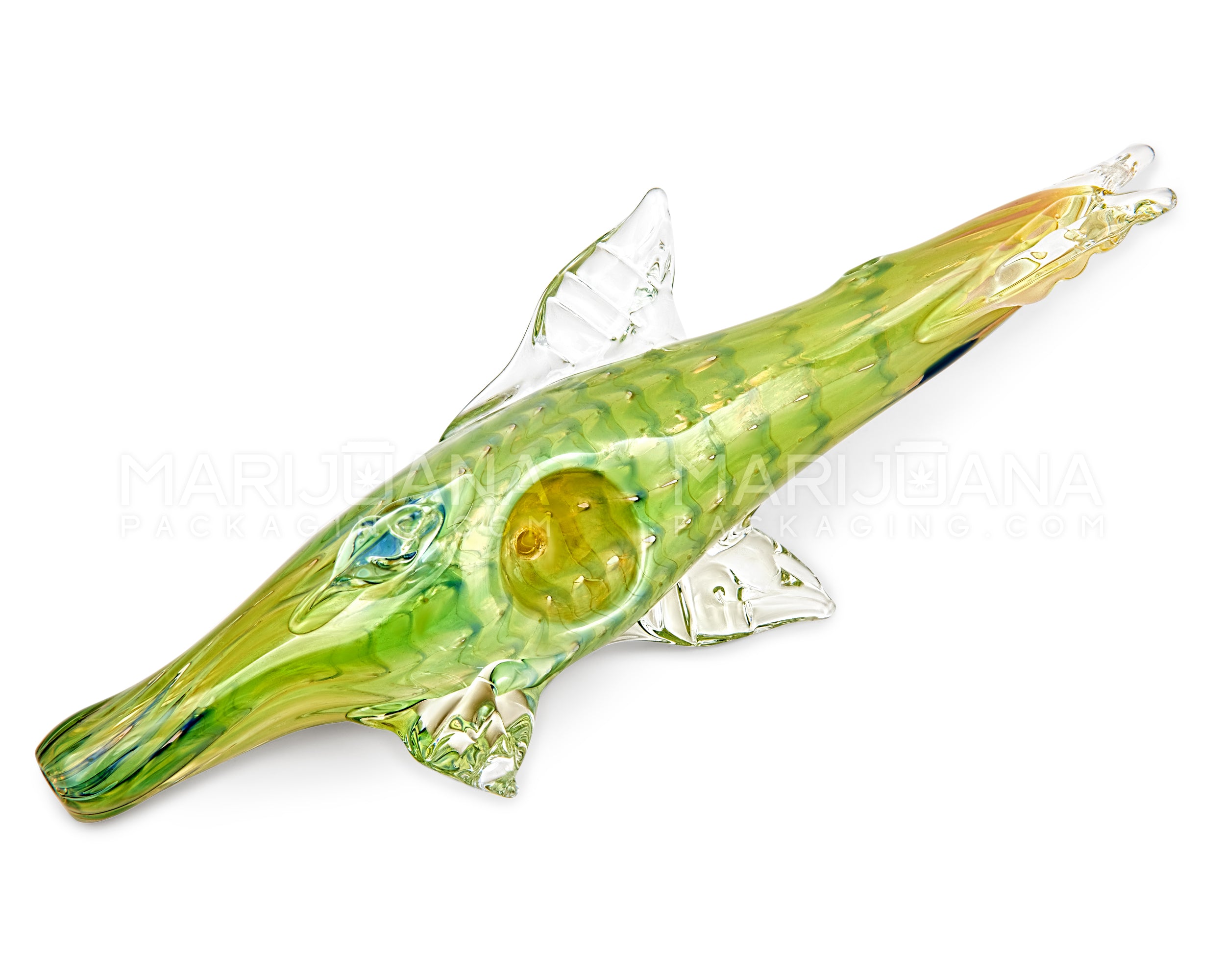 Mixed Fumed Dolphin Hand Pipe | 8in Long - Glass - Assorted - 2