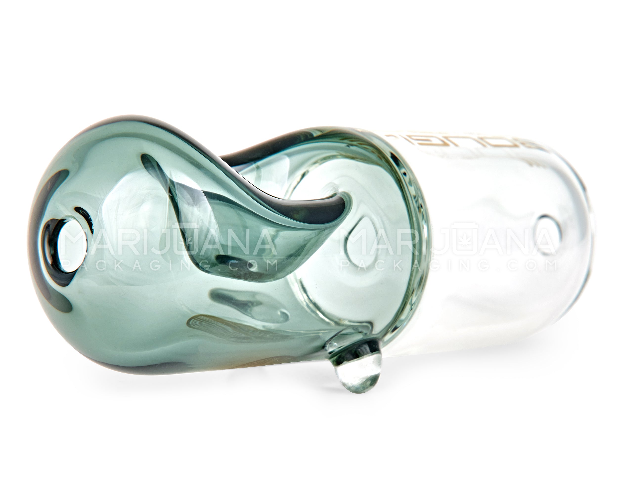 BOUGIE | Pill Steamroller Hand Pipe | 4.5in Long - Glass - Smoke - 5