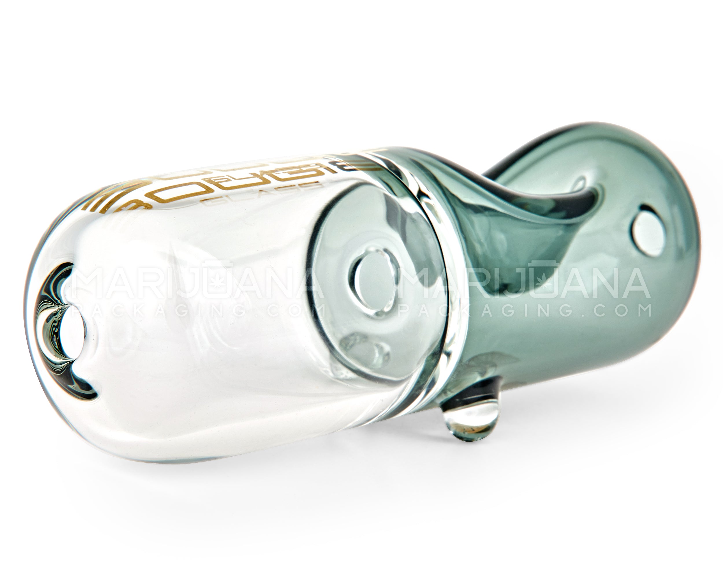 BOUGIE | Pill Steamroller Hand Pipe | 4.5in Long - Glass - Smoke - 4