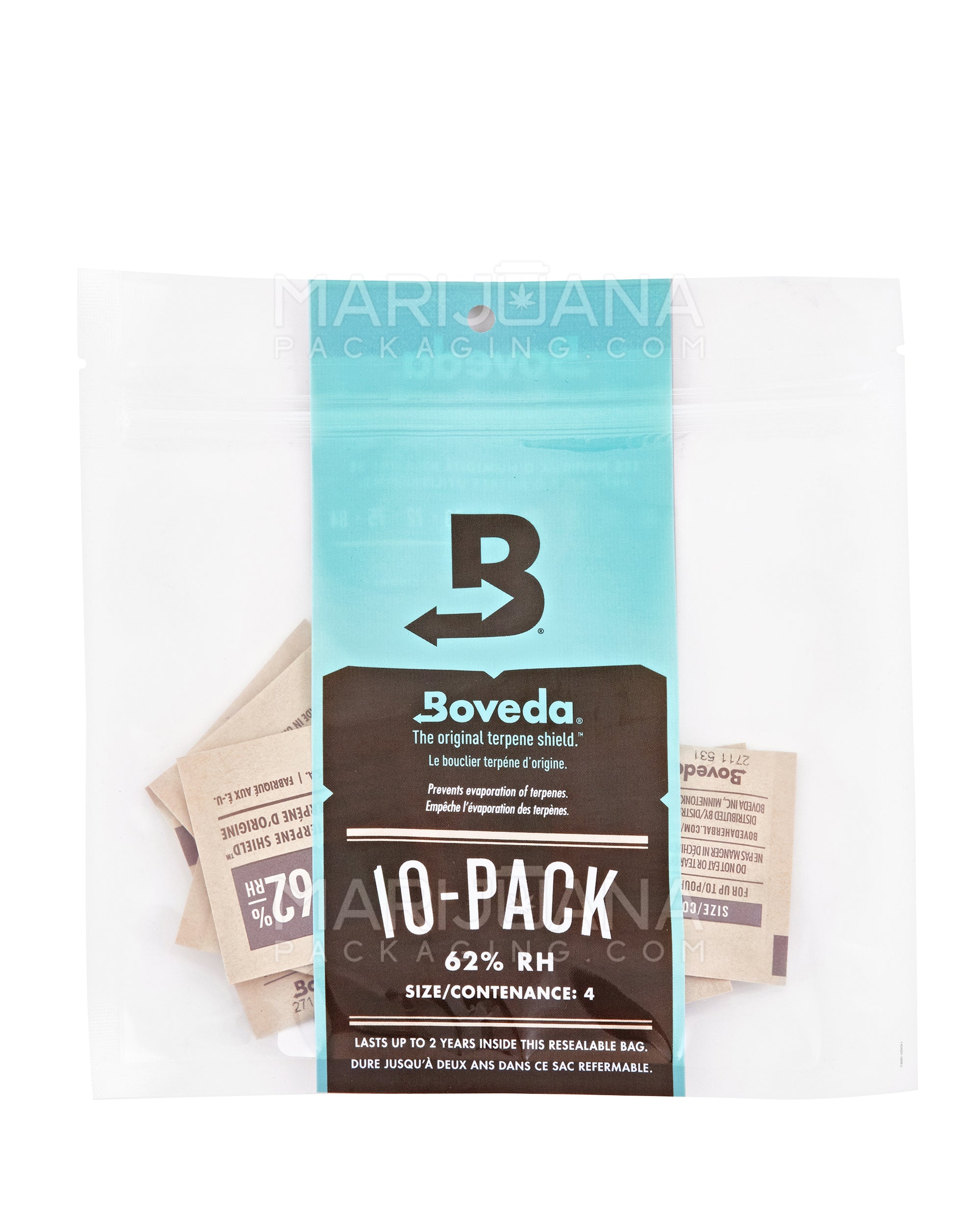 BOVEDA | Humidity Control Packs | 4 Gram - 62% - 10 Count - 1