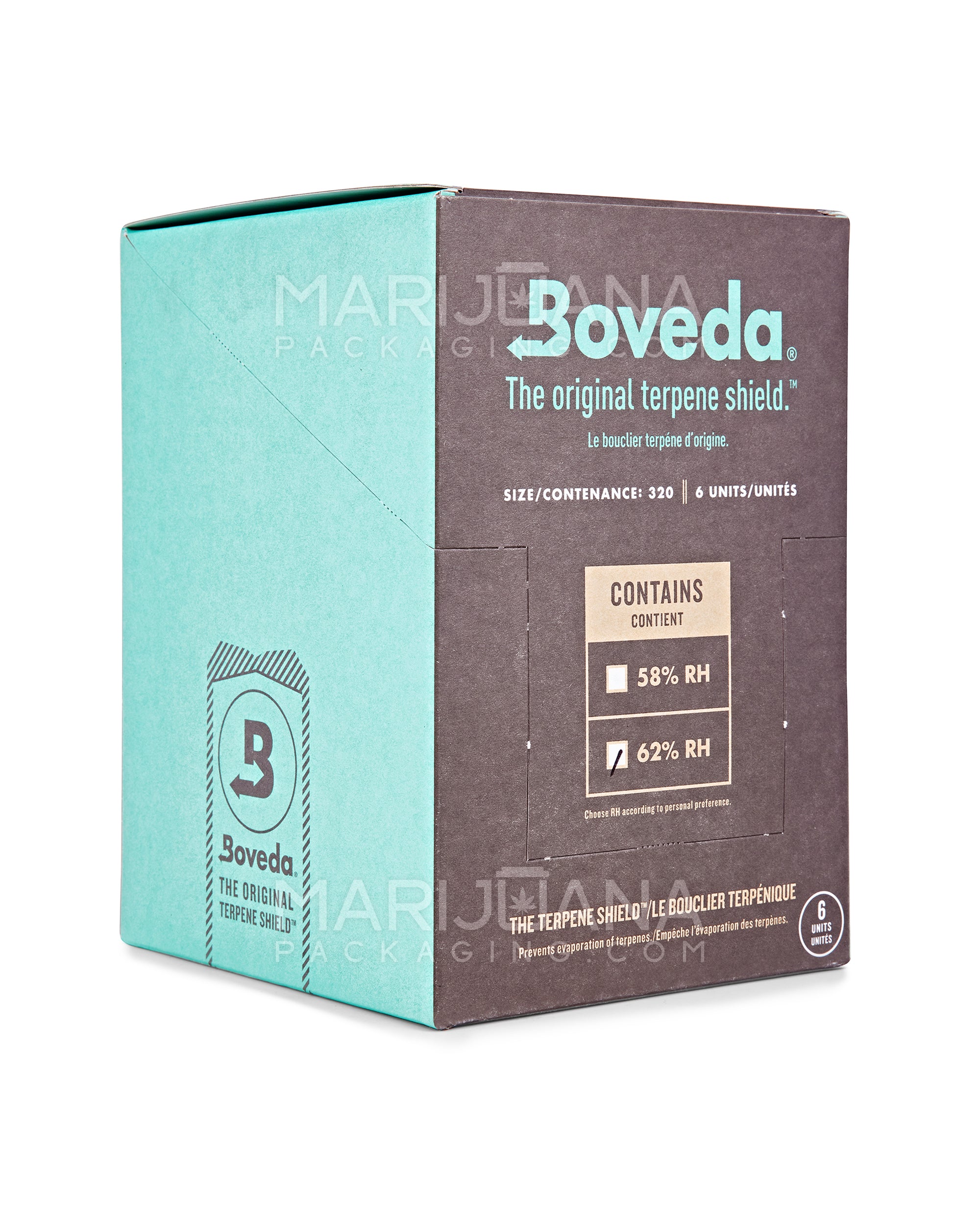 BOVEDA | Humidity Control Packs | 320 Grams - 62% - 6 Count - 2