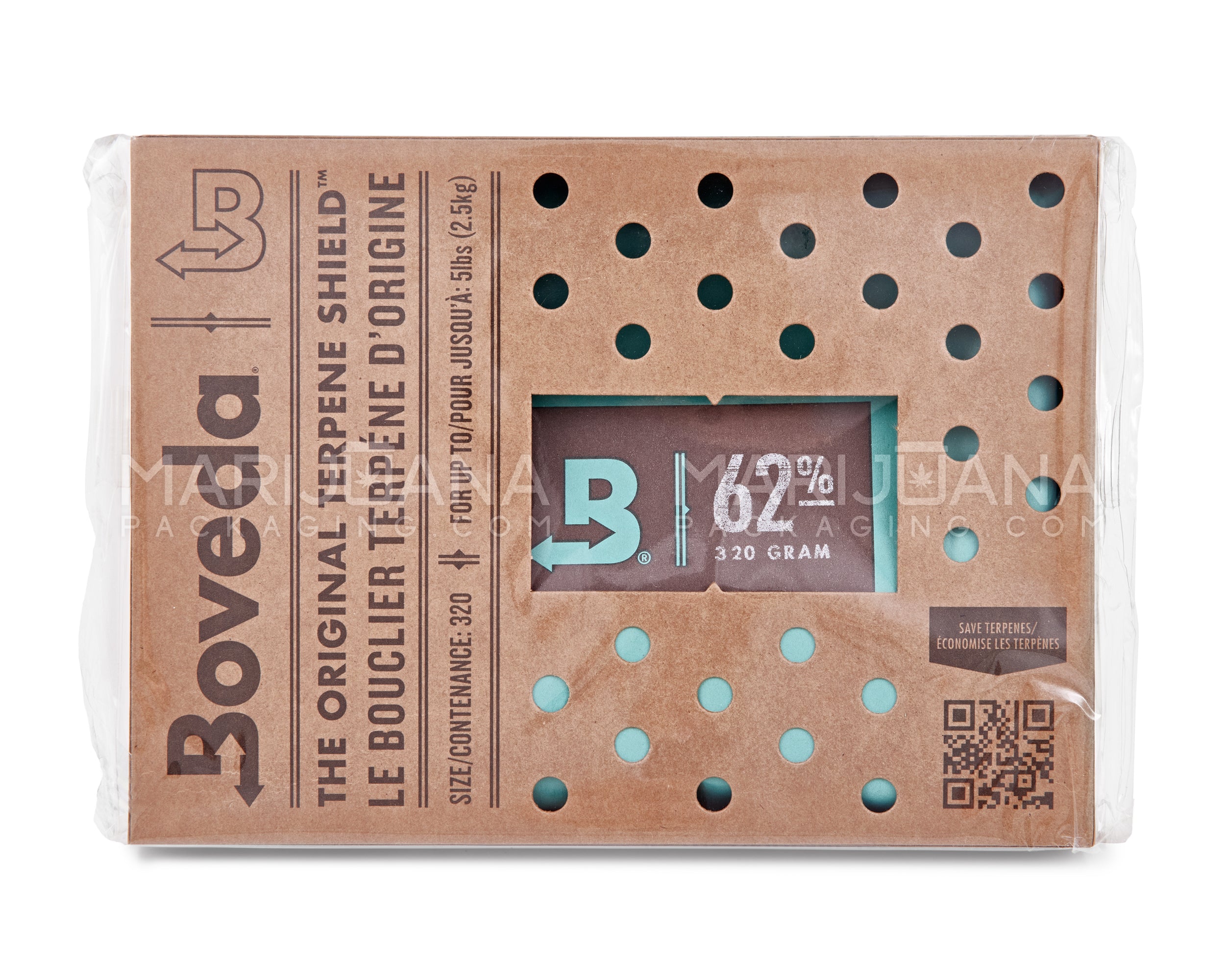 BOVEDA | Humidity Control Packs | 320 Grams - 62% - 6 Count - 3