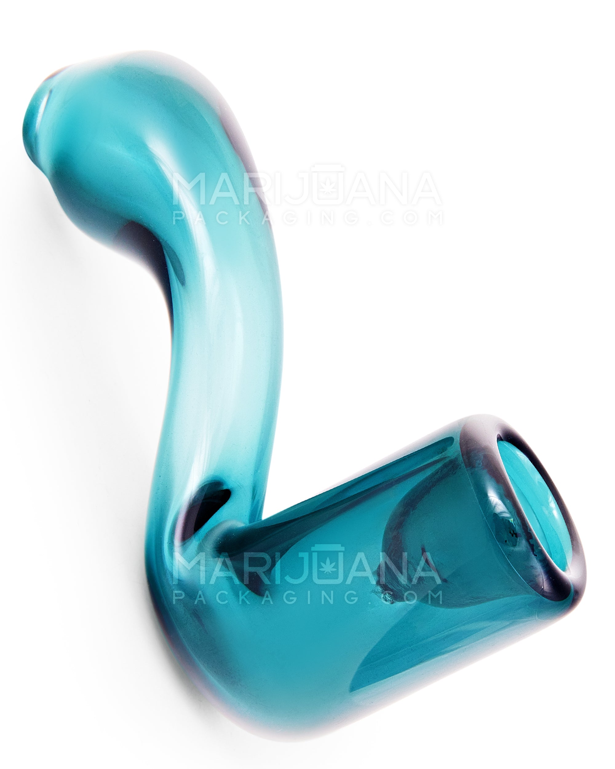 Color Pull Sherlock Hand Pipe | 4in Long - Glass - Assorted - 1