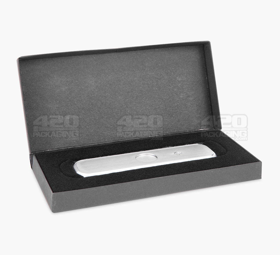 GENIUS PIPE | Mini Magnetic Slider Pipe | 5in Long - Metal - Silver