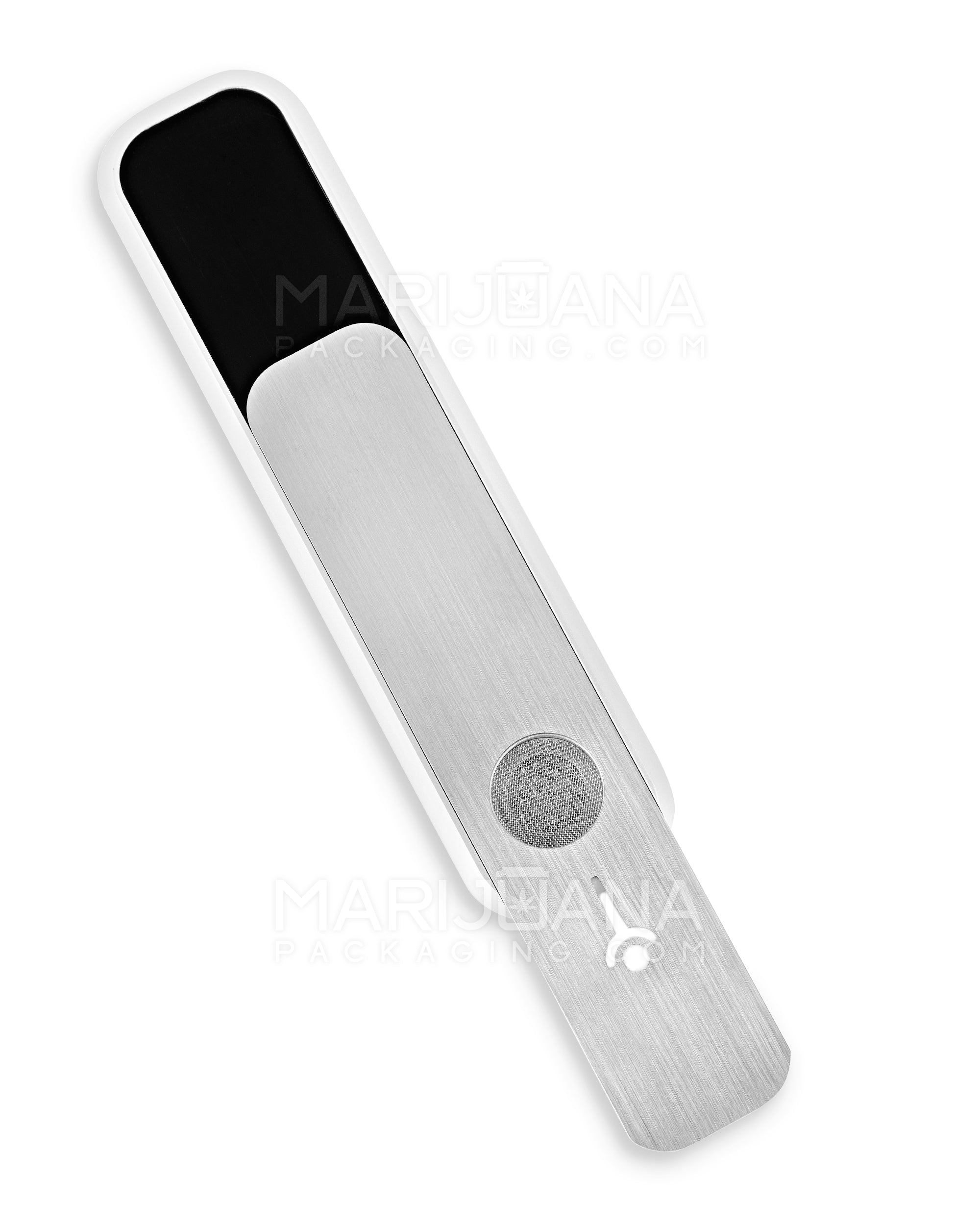 GENIUS PIPE | Classic High Expectations Magnetic Slider Pipe w/ Silver Slider | 6in Long - Metal - Silver - 4