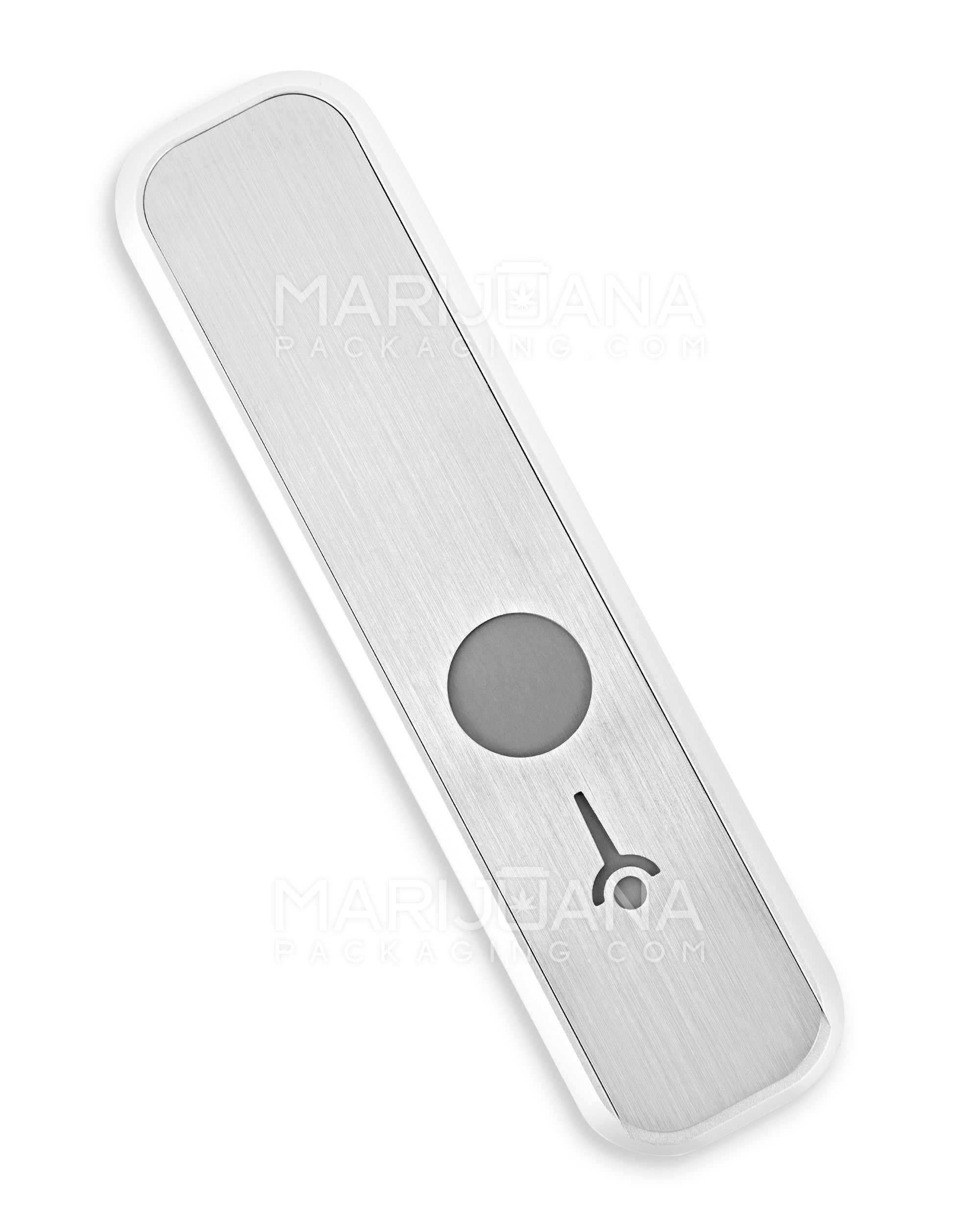 GENIUS PIPE | Classic Gadget Magnetic Slider Pipe w/ Silver Slider | 6in Long - Metal - Silver & Black - 3
