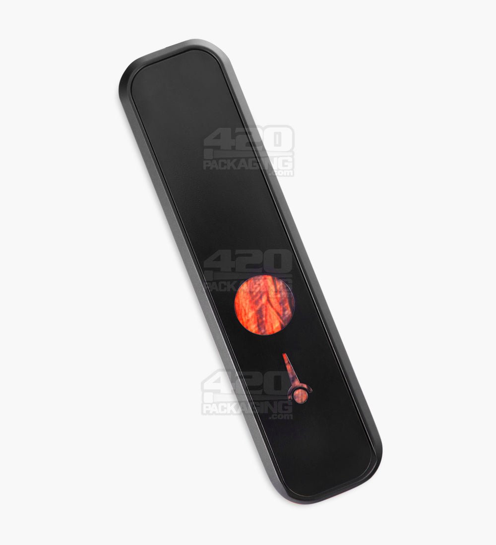 Genius Pipe High Roller Magnetic Slider Pipe | 6in Long - Metal - Black & Mahogany - 3