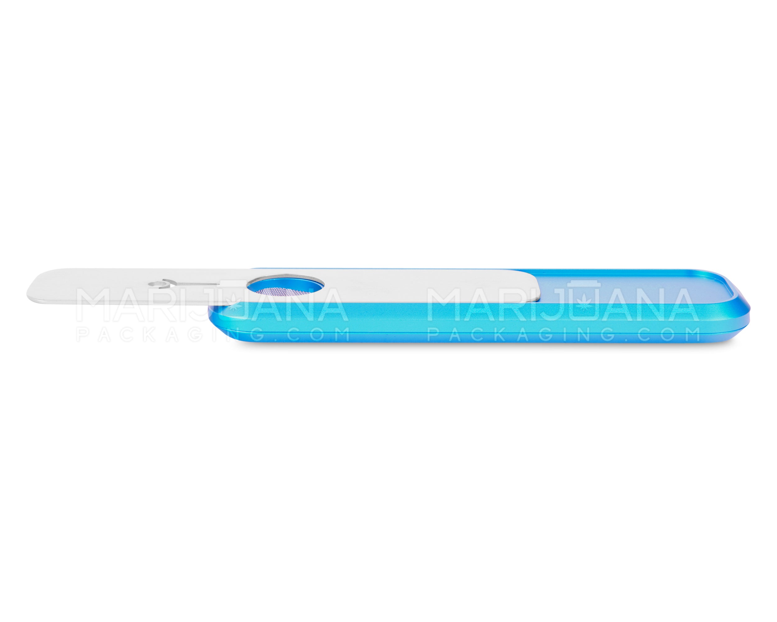 GENIUS PIPE | Mini Color Magnetic Slider Pipe | 5in Long - Metal - Blue - 9