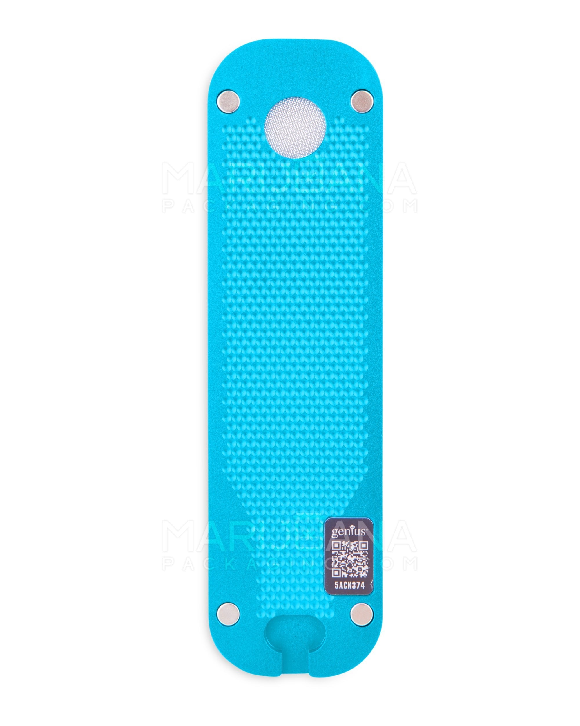 GENIUS PIPE | Mini Color Magnetic Slider Pipe | 5in Long - Metal - Blue - 12