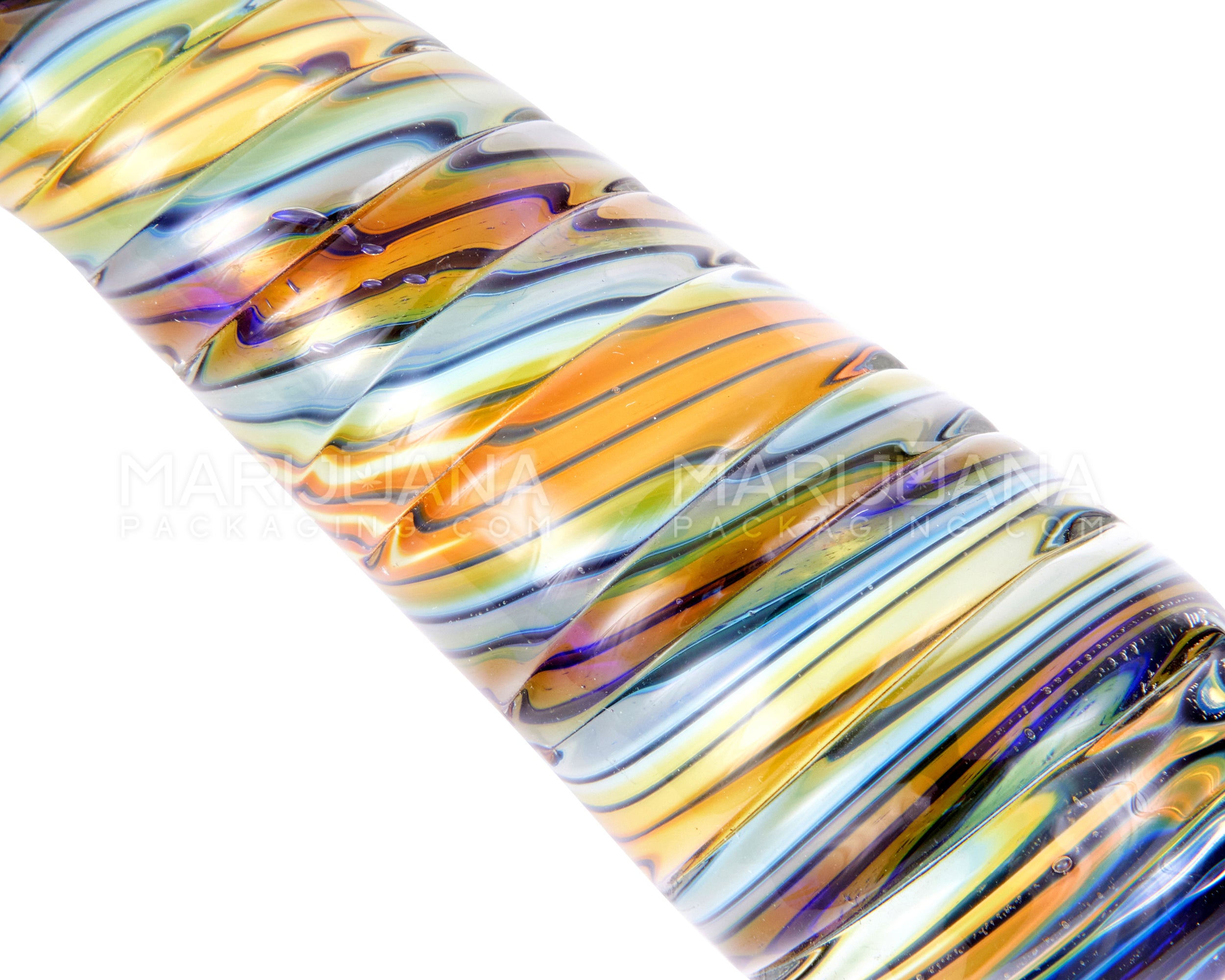 Spiral Ridged Cut Spoon Hand Pipe | 5.5in Long - Glass - Assorted - 3