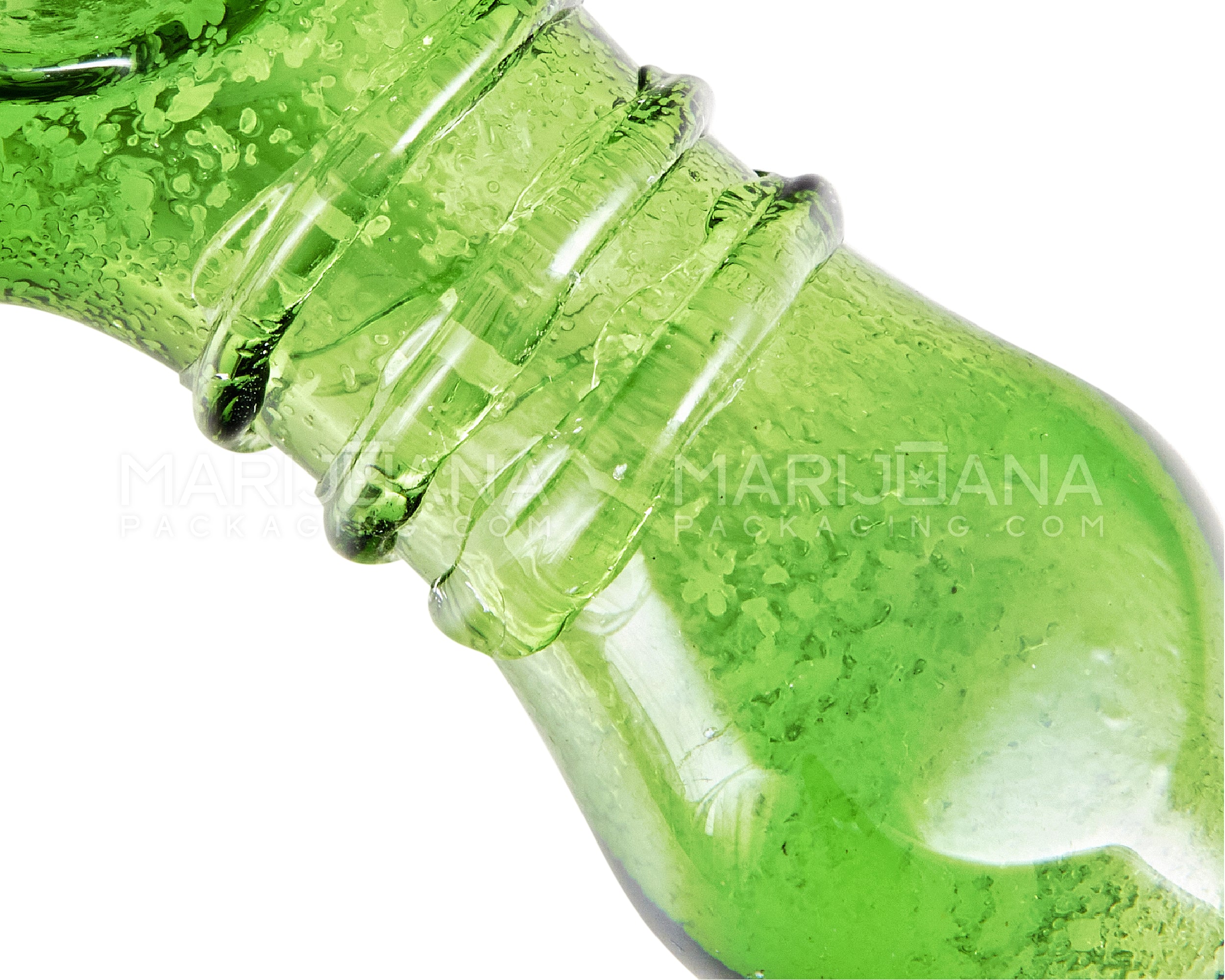 Frit Pointed Hand Pipe | 3.5in Long - Glass - Assorted - 3
