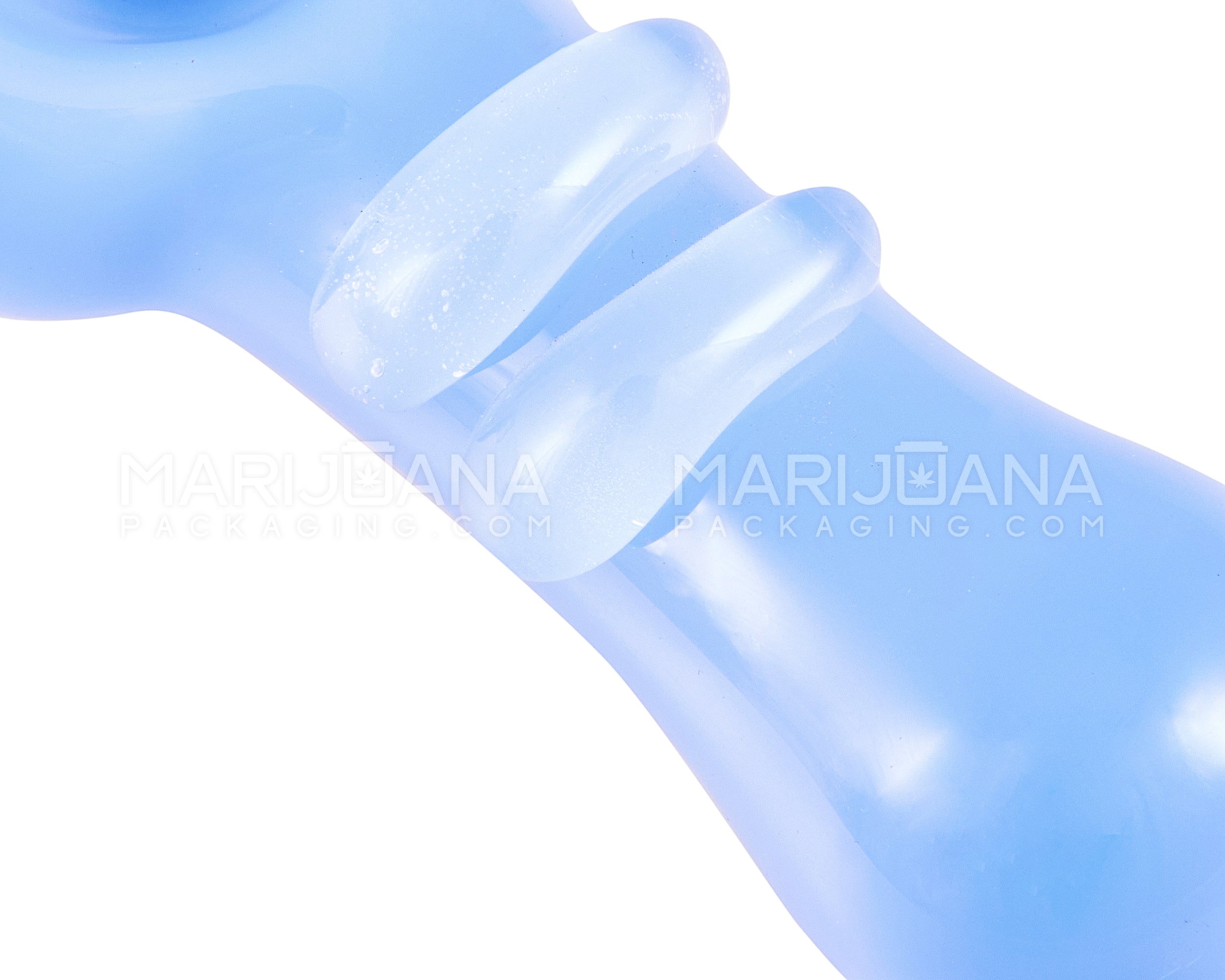 Ringed Spoon Hand Pipe w/ Multi Knockers | 3.75in Long - Glass - Assorted - 3