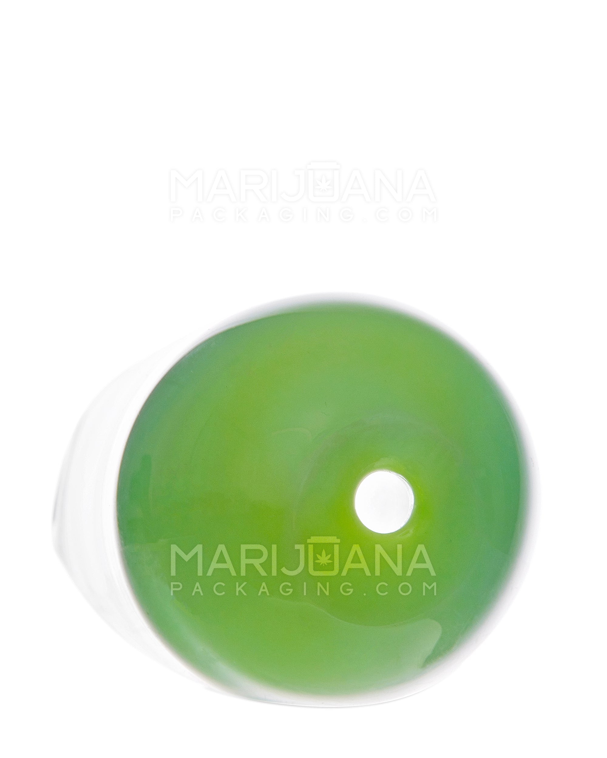 Glow-in-the-Dark | Colored Mouth Pill Hand Pipe | 3.5in Long - Glass - Assorted - 3