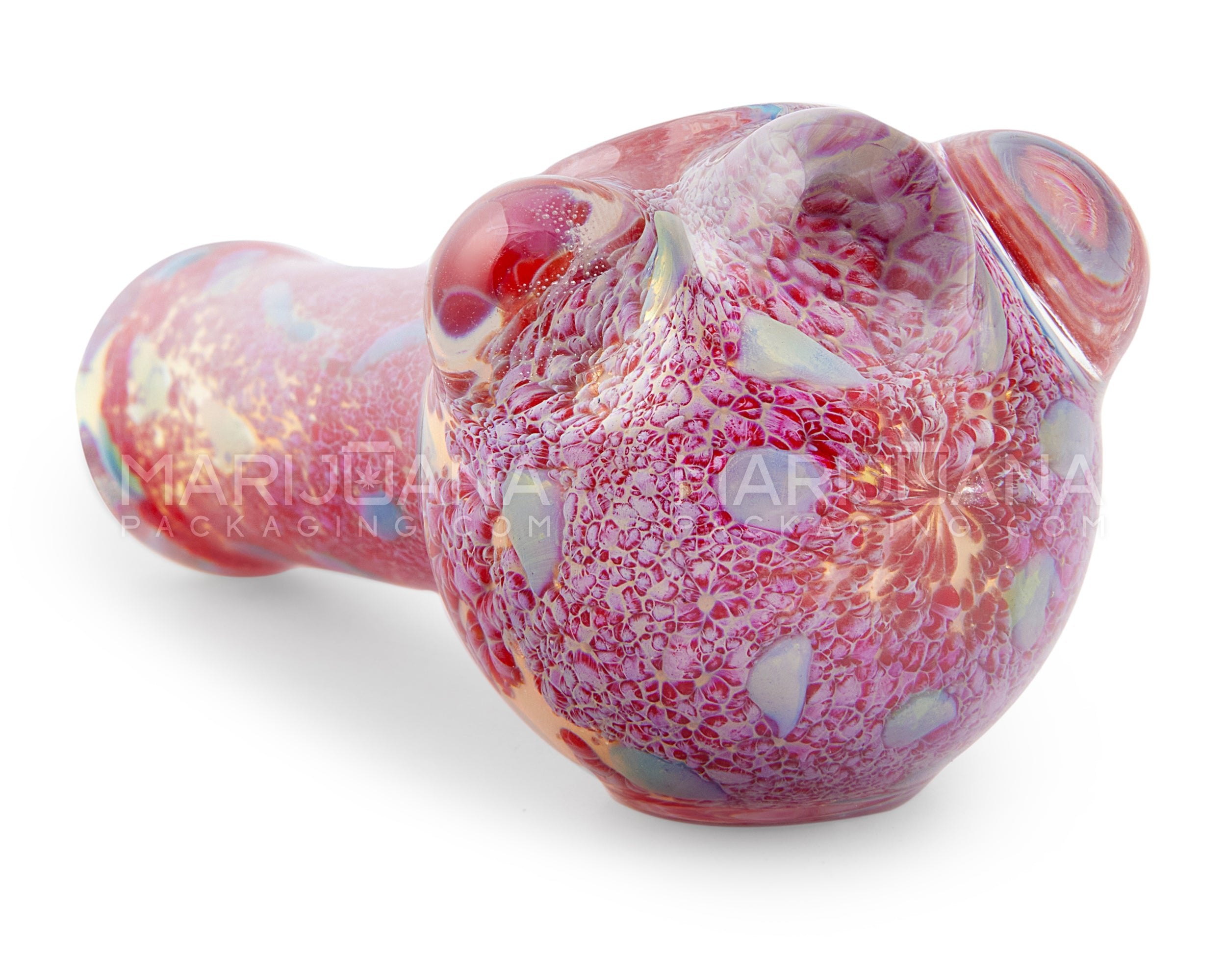 Random Style Artistic Glass Spoon Hand Pipe | 4.5in Long - Glass - Assorted - 4