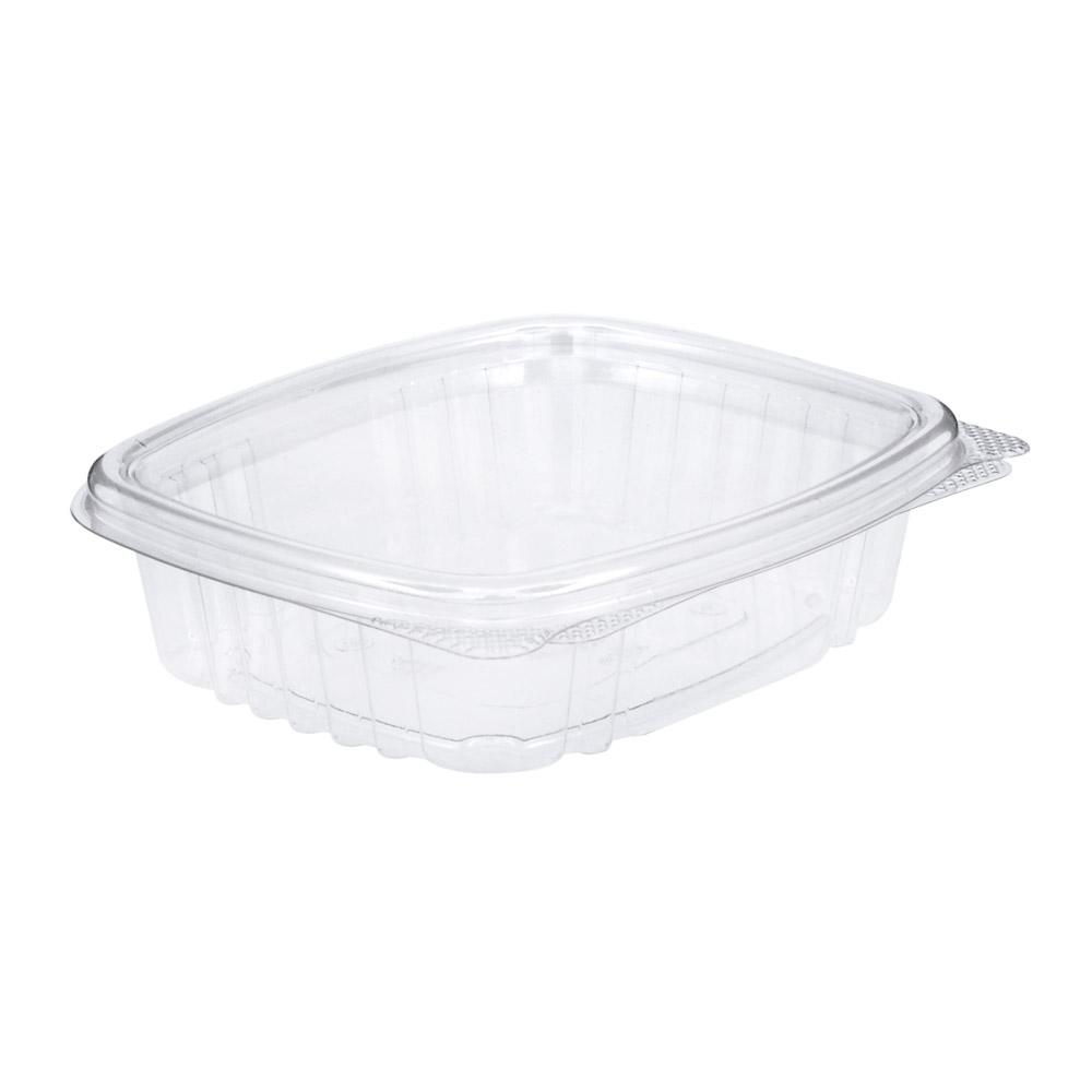 8oz Plastic Hinged Lid Edible Containers - 200 Count - 1