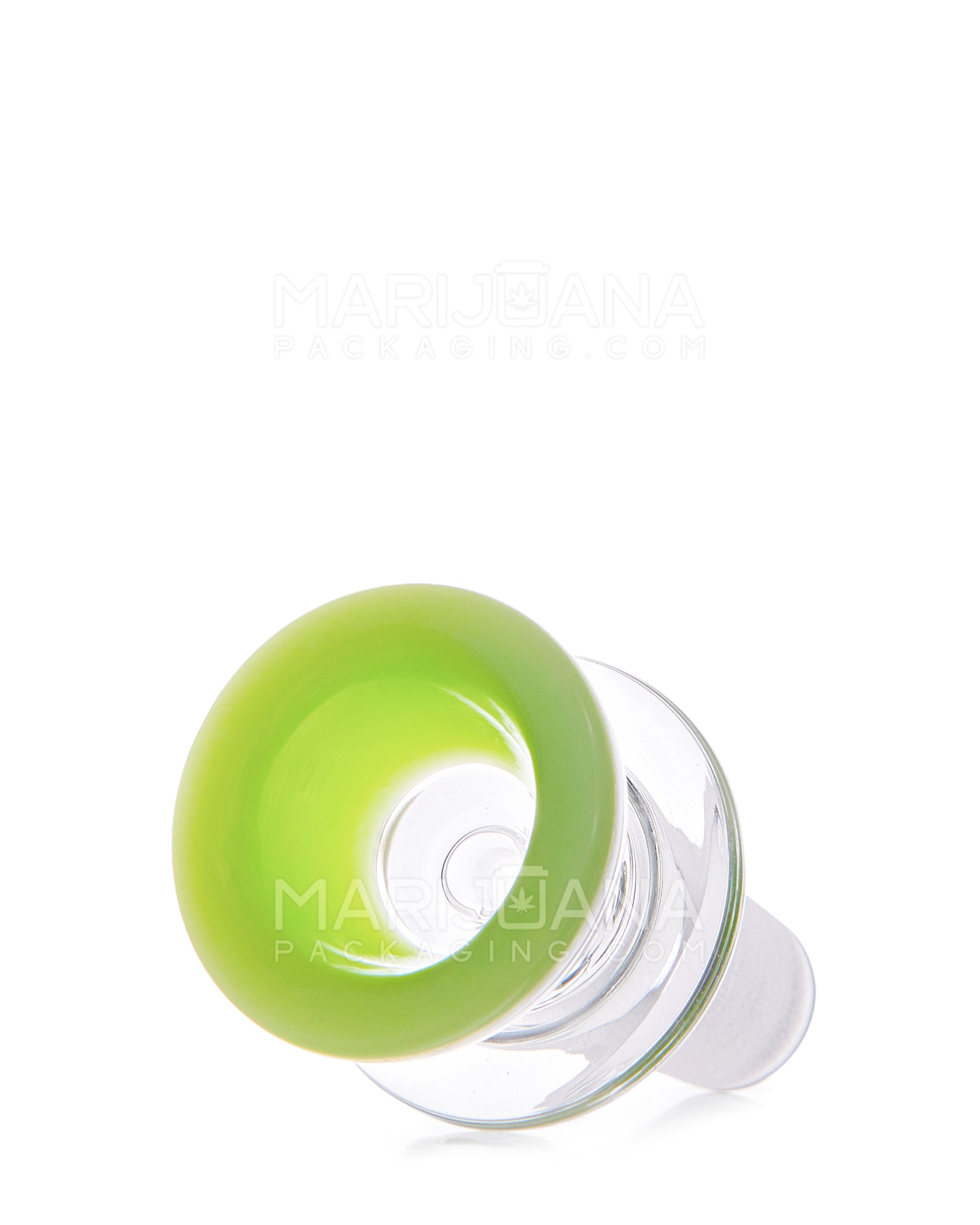 Ringed Slime Colored Bowl | Glass - 14mm - Assorted - 2